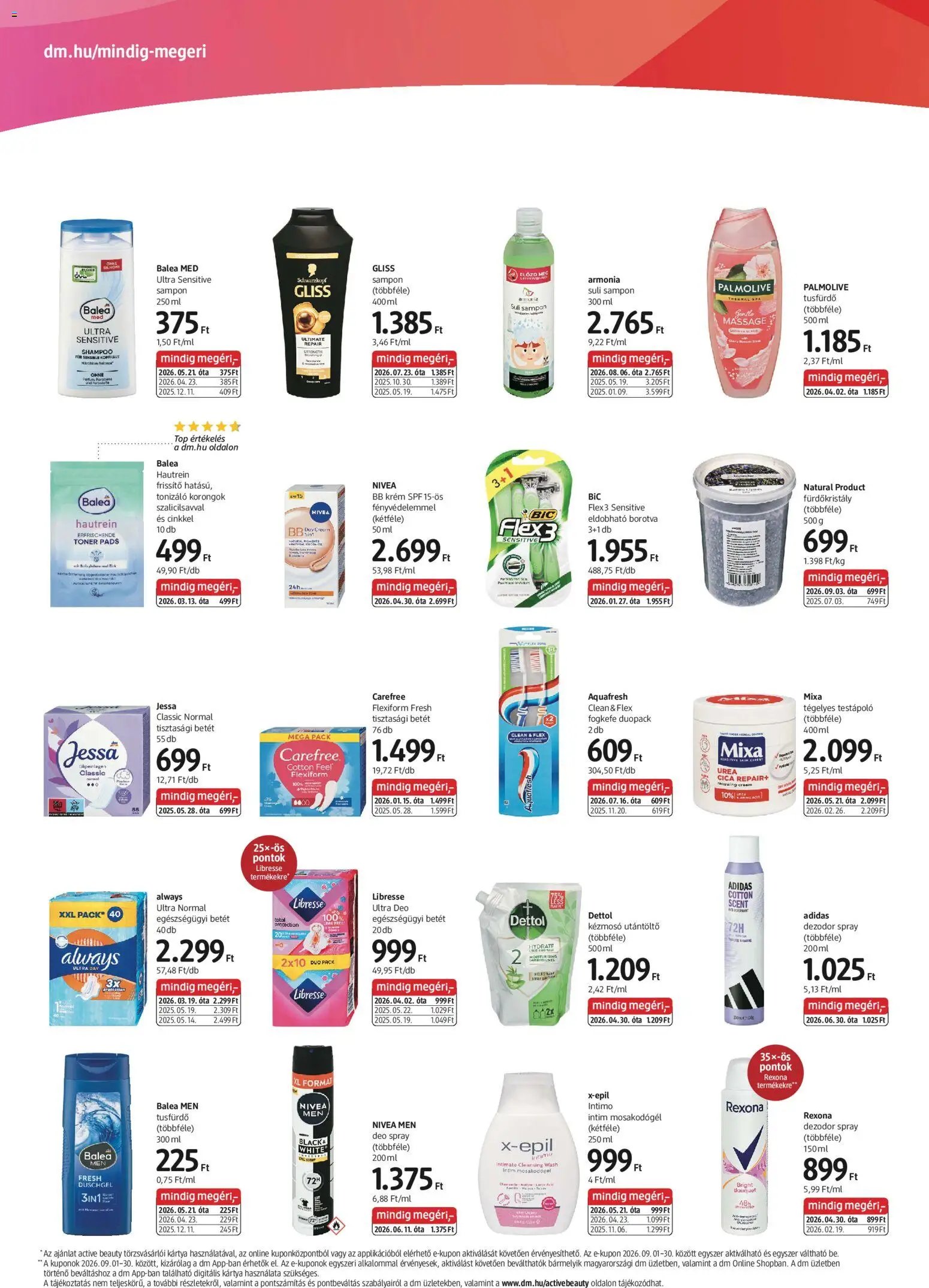 DM Drogerie Markt újság 2026.09.17. DM Drogerie Markt akciós újság