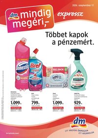 DM Drogerie Markt újság 2026.09.17. DM Drogerie Markt akciós újság