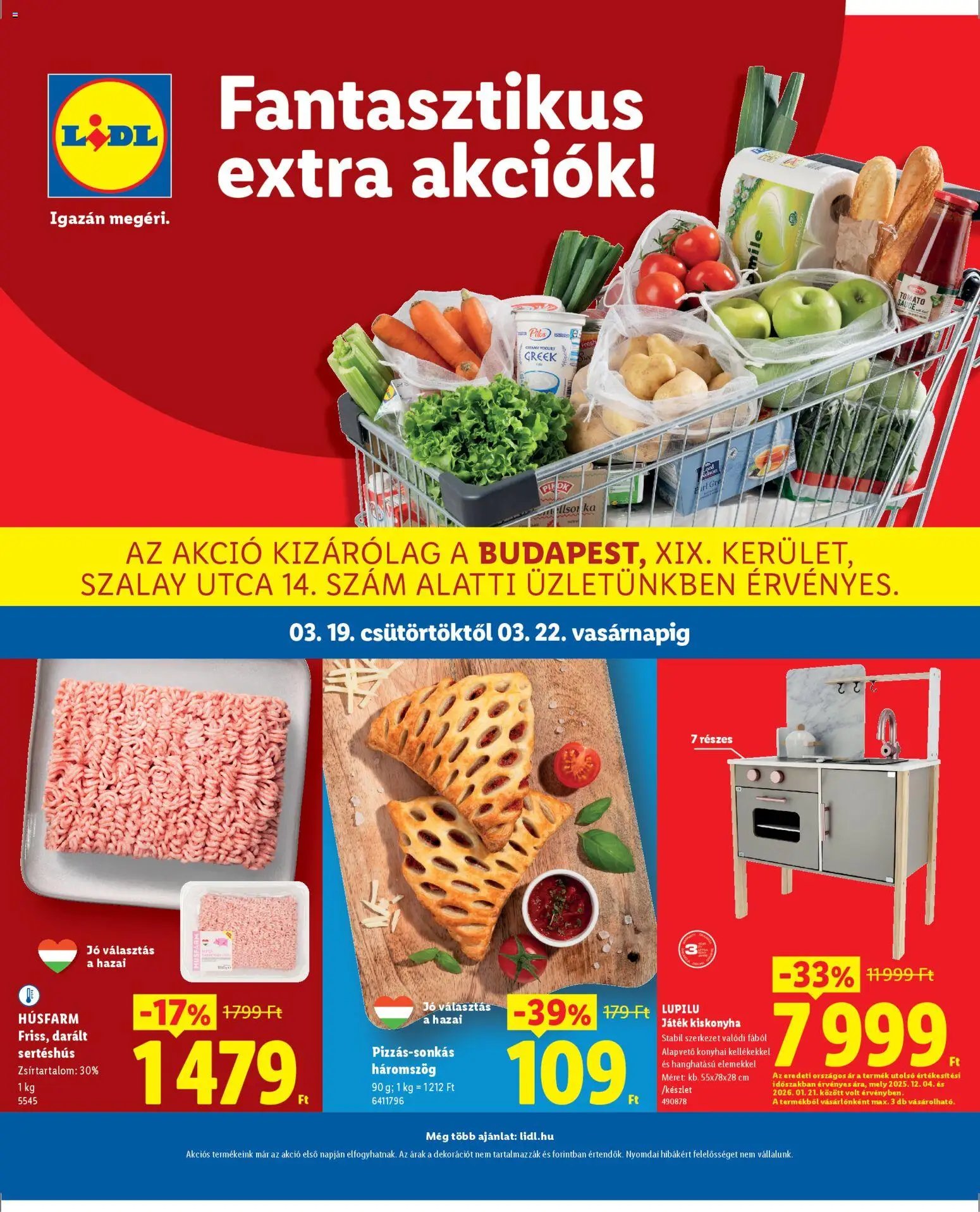 Lidl újság 2026.03.19. Lidl Budapest (2026-03-19 - 2026-03-22)