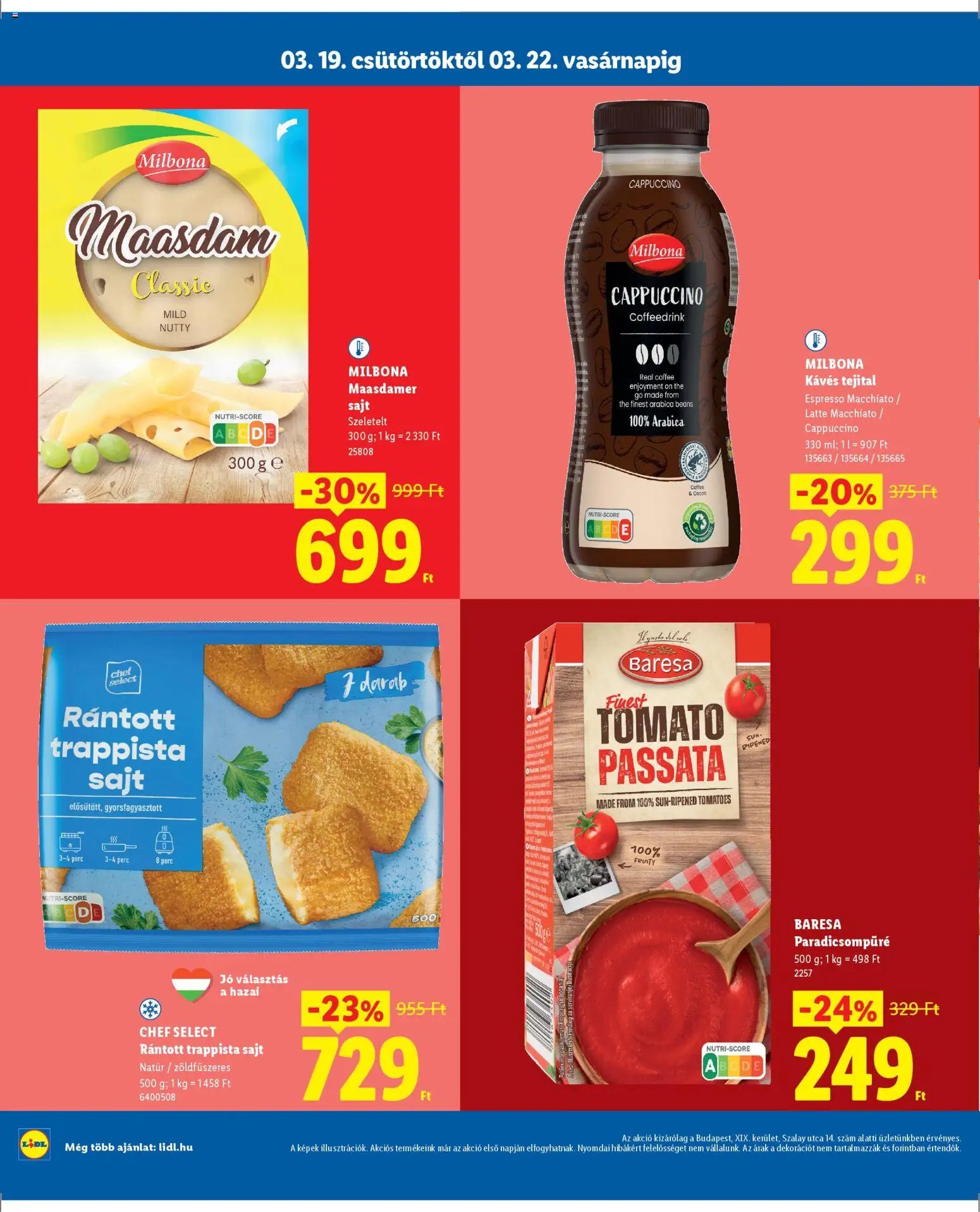 Lidl újság 2026.03.19. Lidl Budapest (2026-03-19 - 2026-03-22)