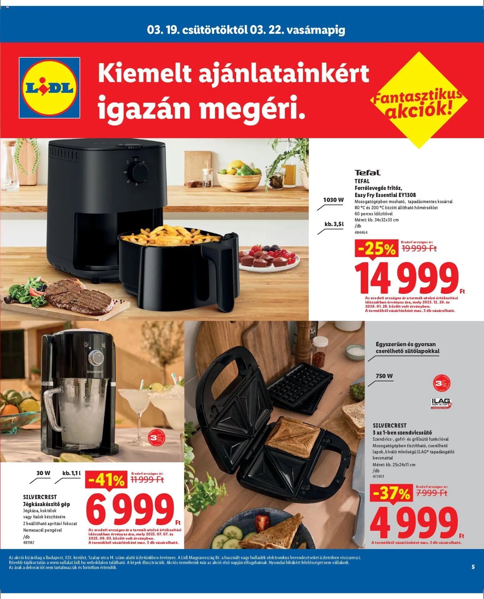 Lidl újság 2026.03.19. Lidl Budapest (2026-03-19 - 2026-03-22)