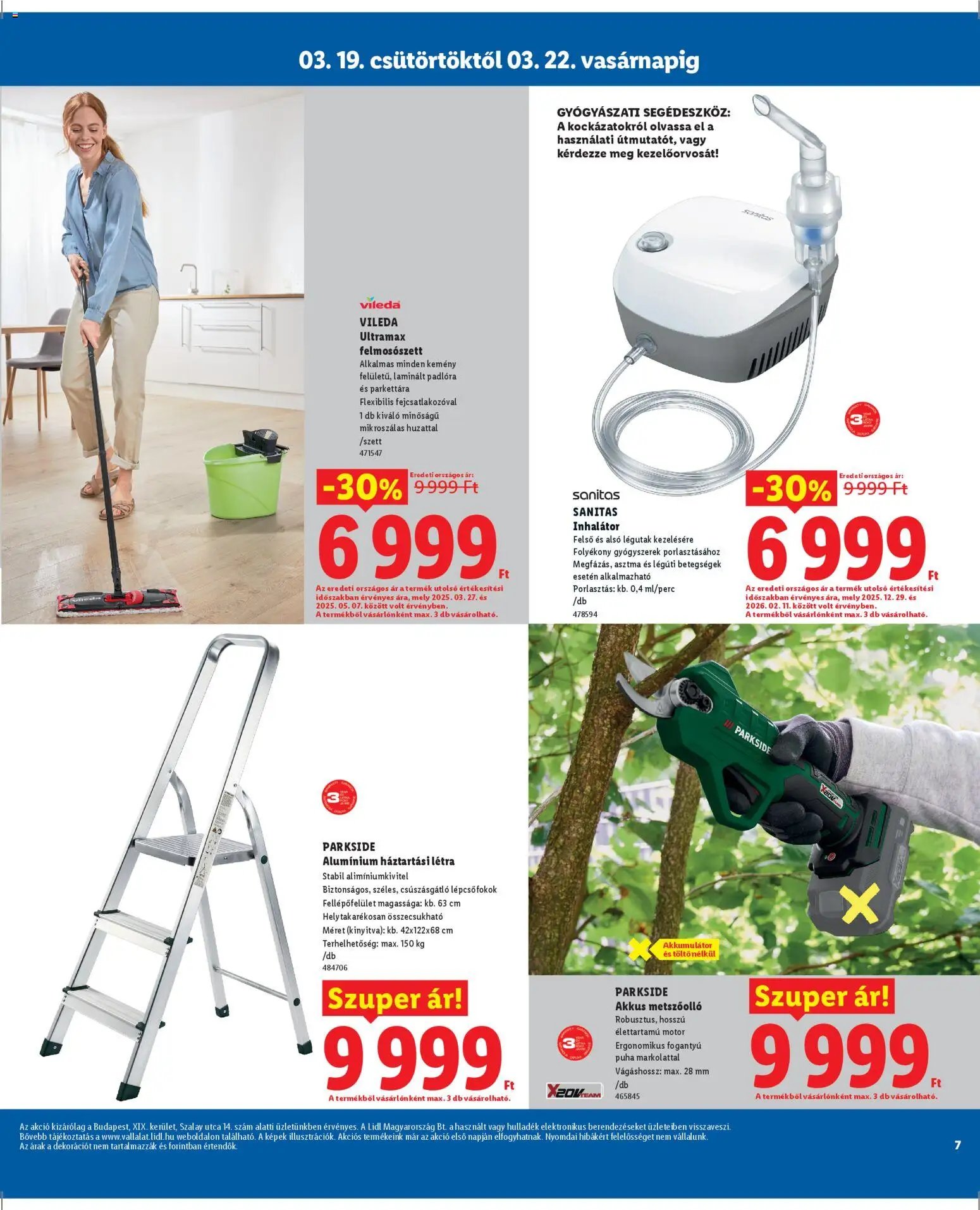 Lidl újság 2026.03.19. Lidl Budapest (2026-03-19 - 2026-03-22)