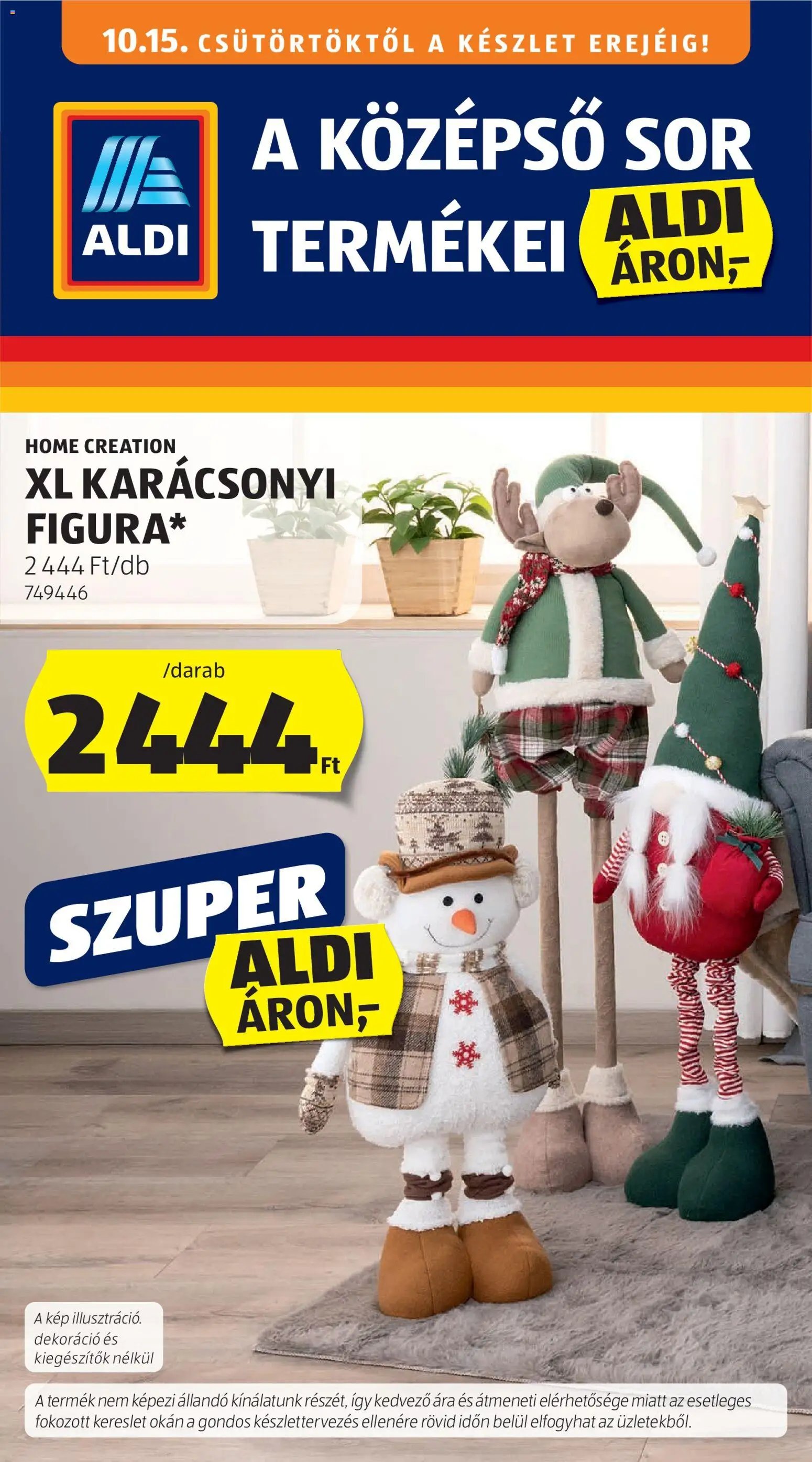 Aldi Karácsony akciós újság 2026.10.15. -tól/től 🧑‍🎄❄️
