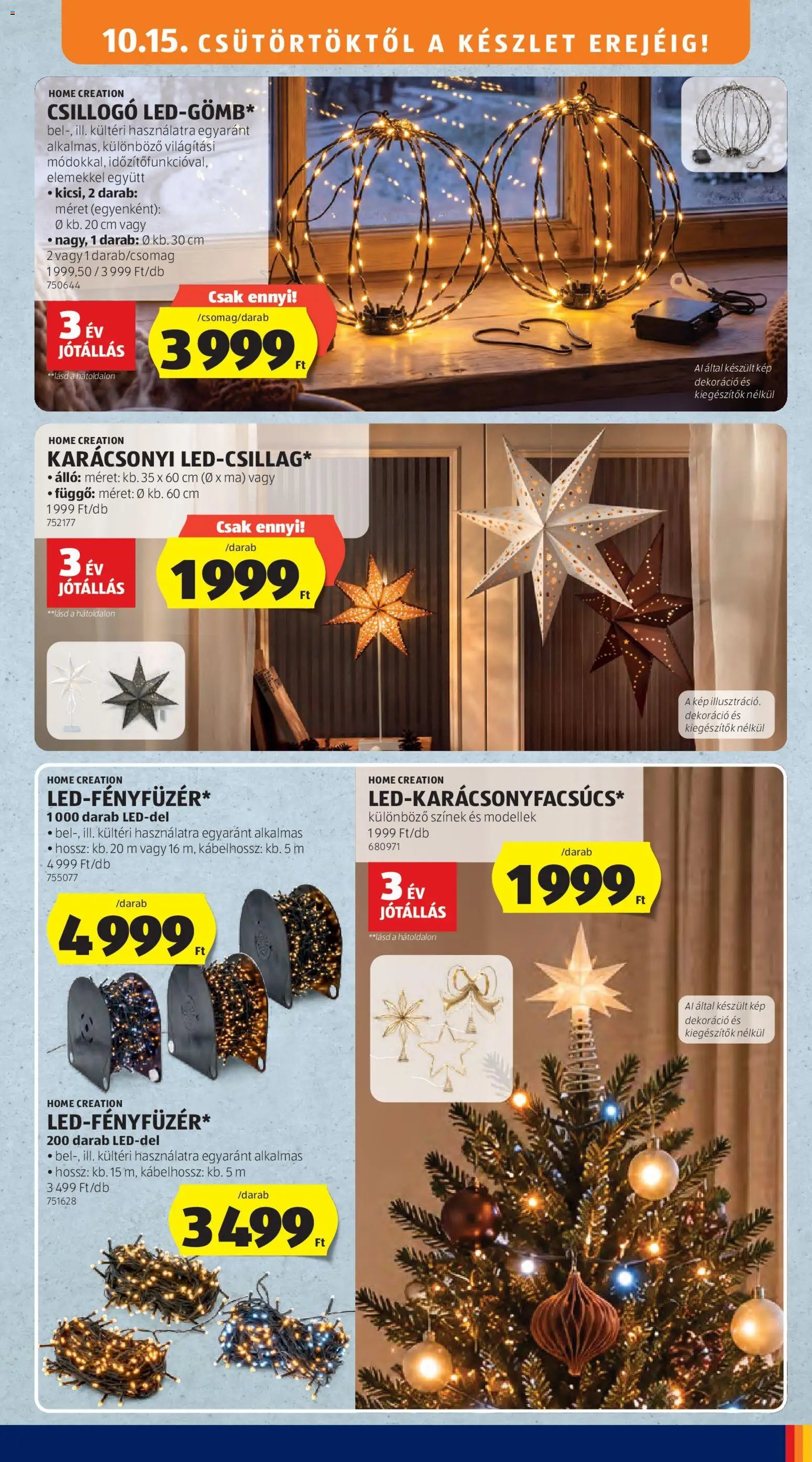 Aldi Karácsony akciós újság 2026.10.15. -tól/től 🧑‍🎄❄️