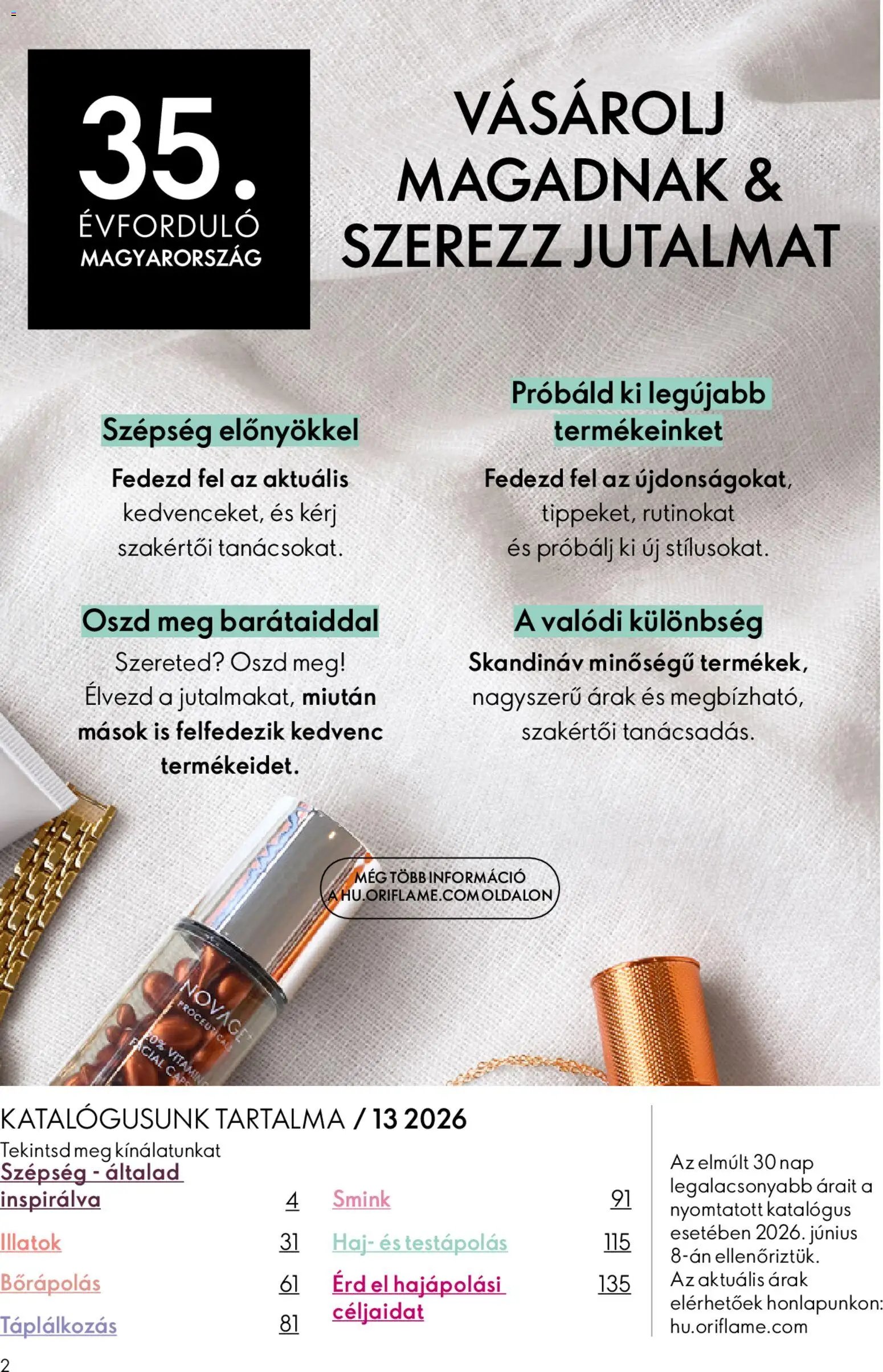 Oriflame újság 2026.09.09. Oriflame katalógus 2026/13
