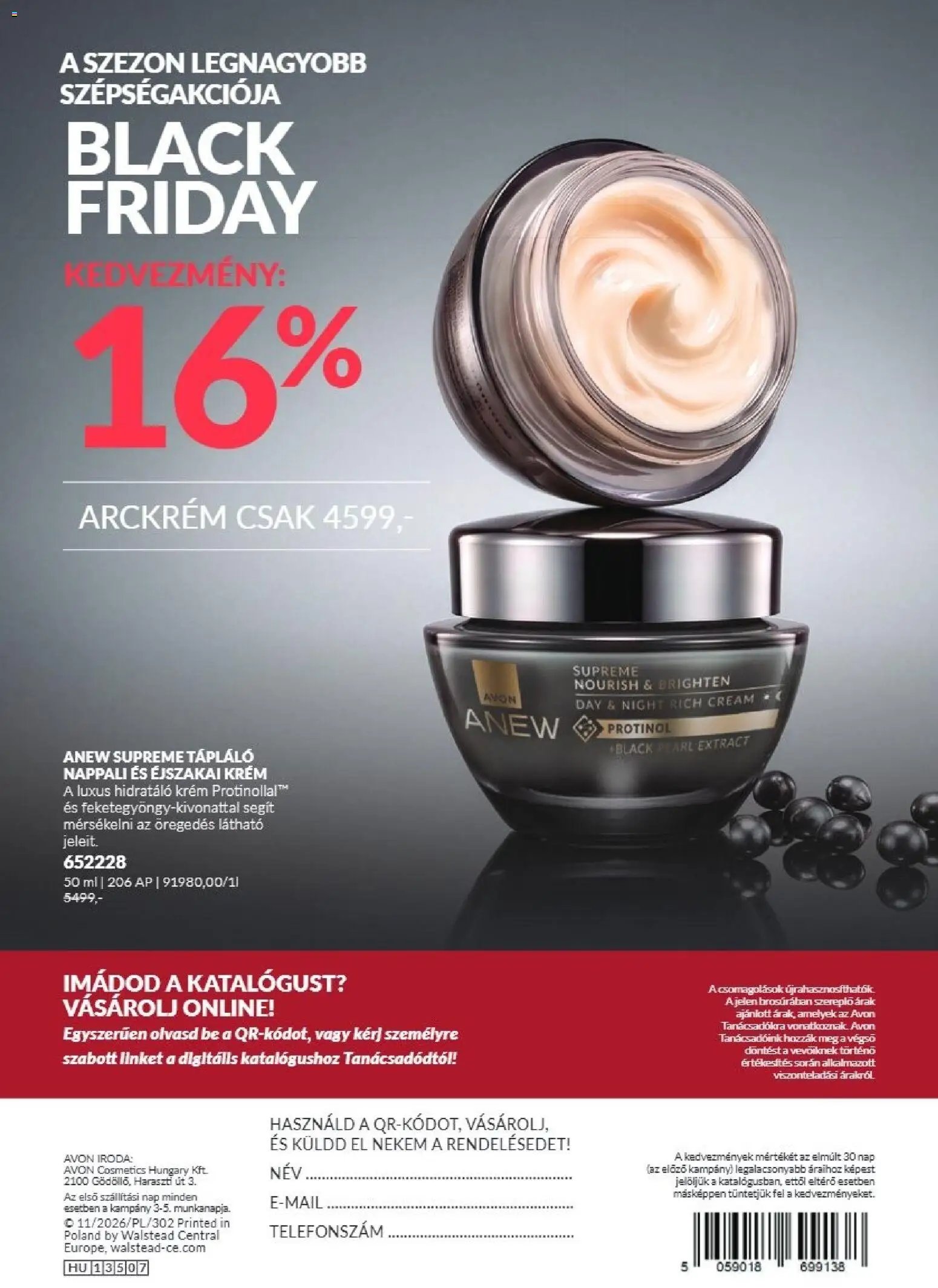 Új Avon Black Friday - online lapozható