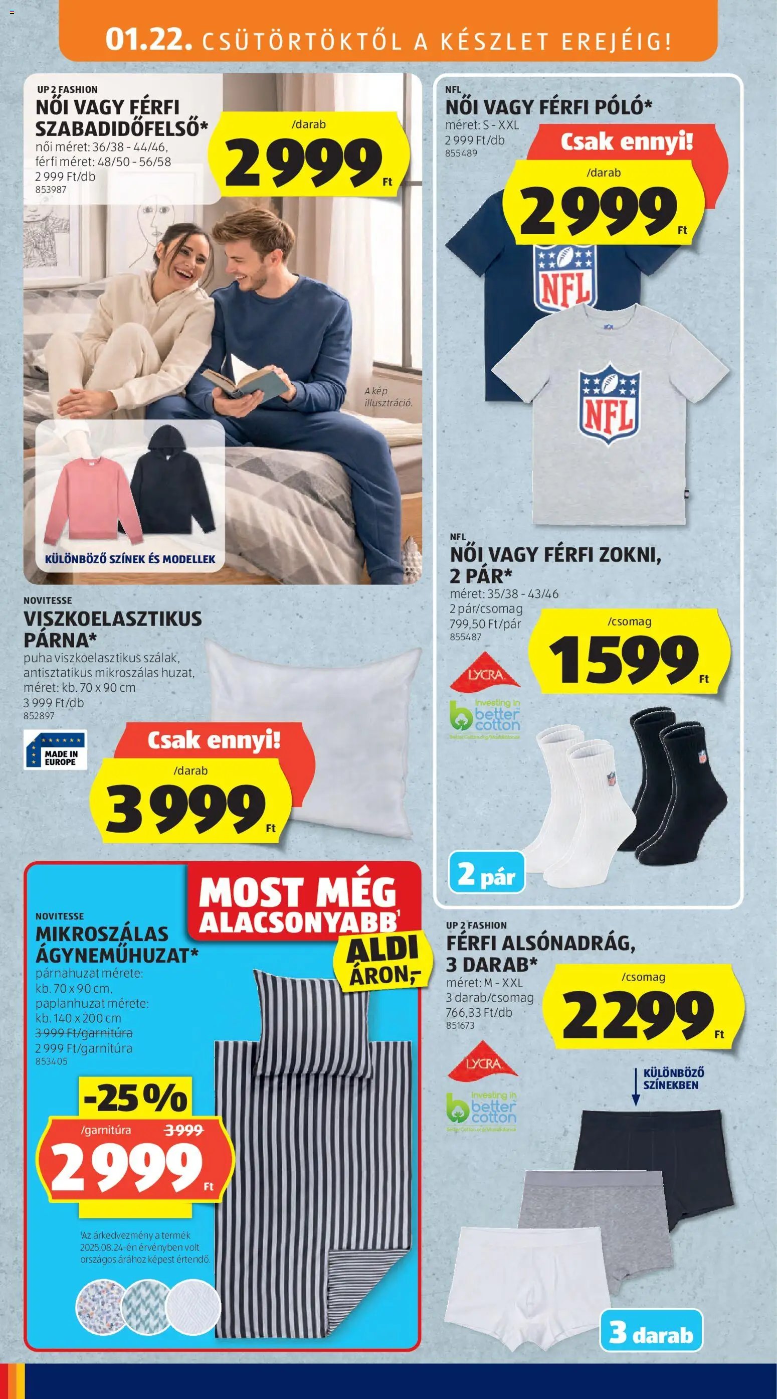 Aldi újság 2026.01.22. Középső sor termékei (2026-01-22 - 2026-01-28)