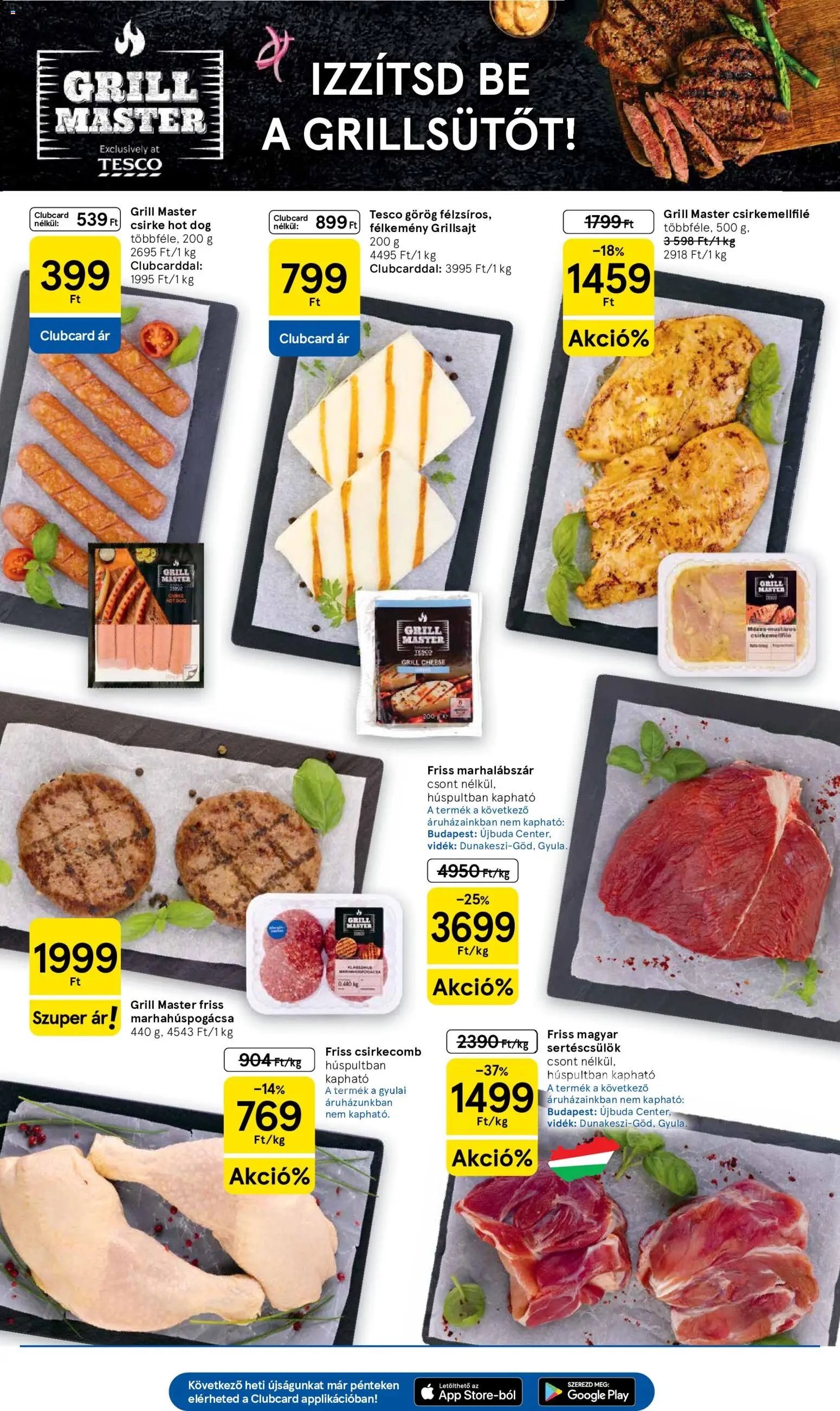 Tesco újság 2026.07.23. Tesco aktuális akciós újság