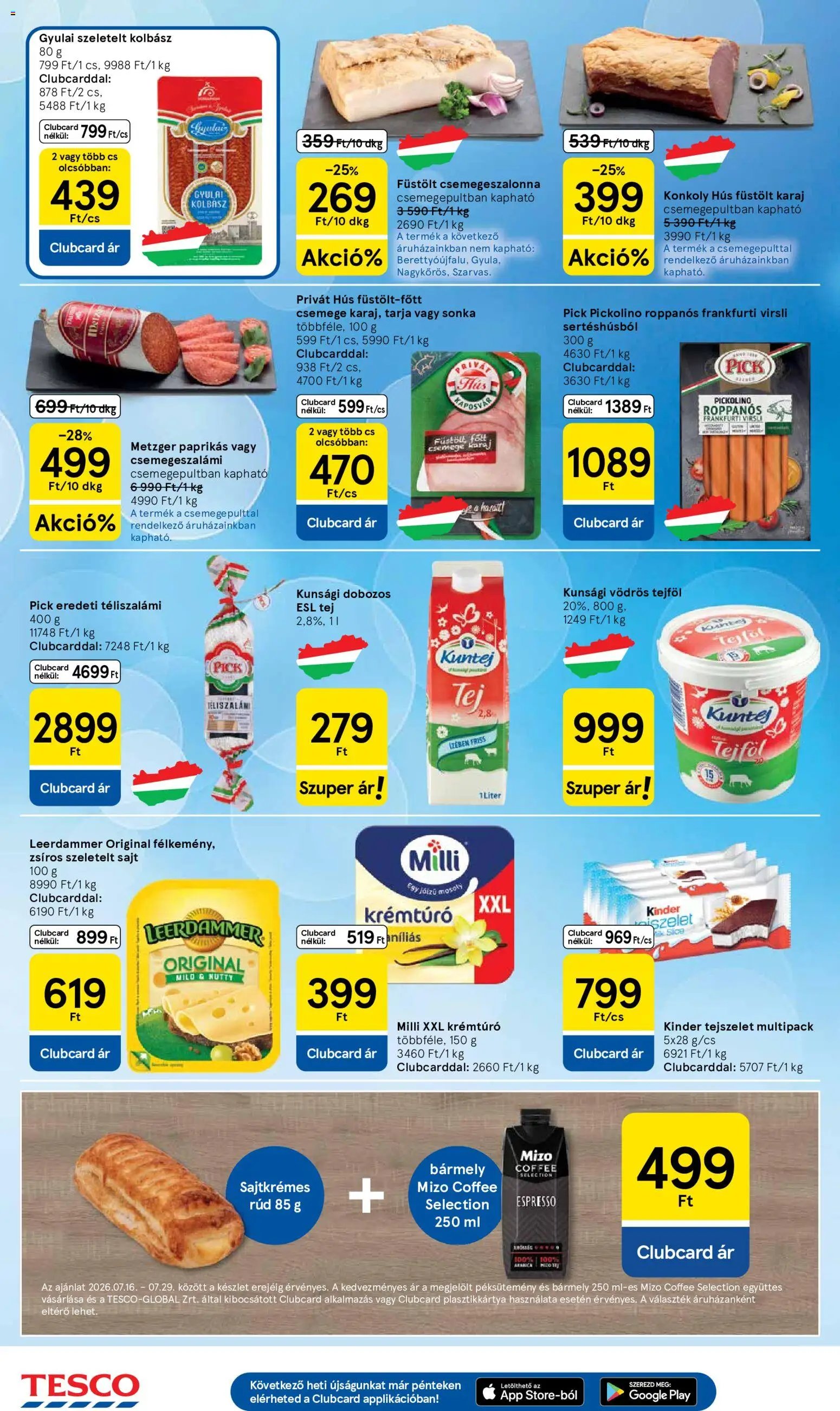 Tesco újság 2026.07.23. Tesco aktuális akciós újság