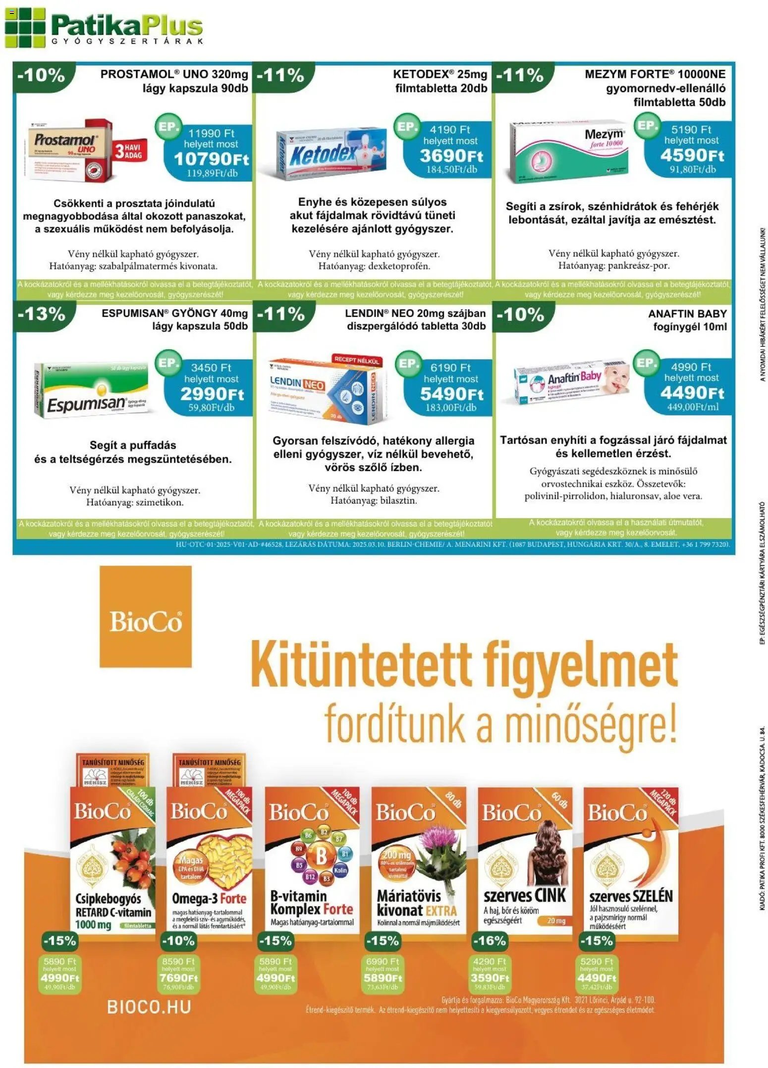 PatikaPlus újság 2026.05.01. PatikaPlus akciós újság (2026-05-01 - 2026-05-31)