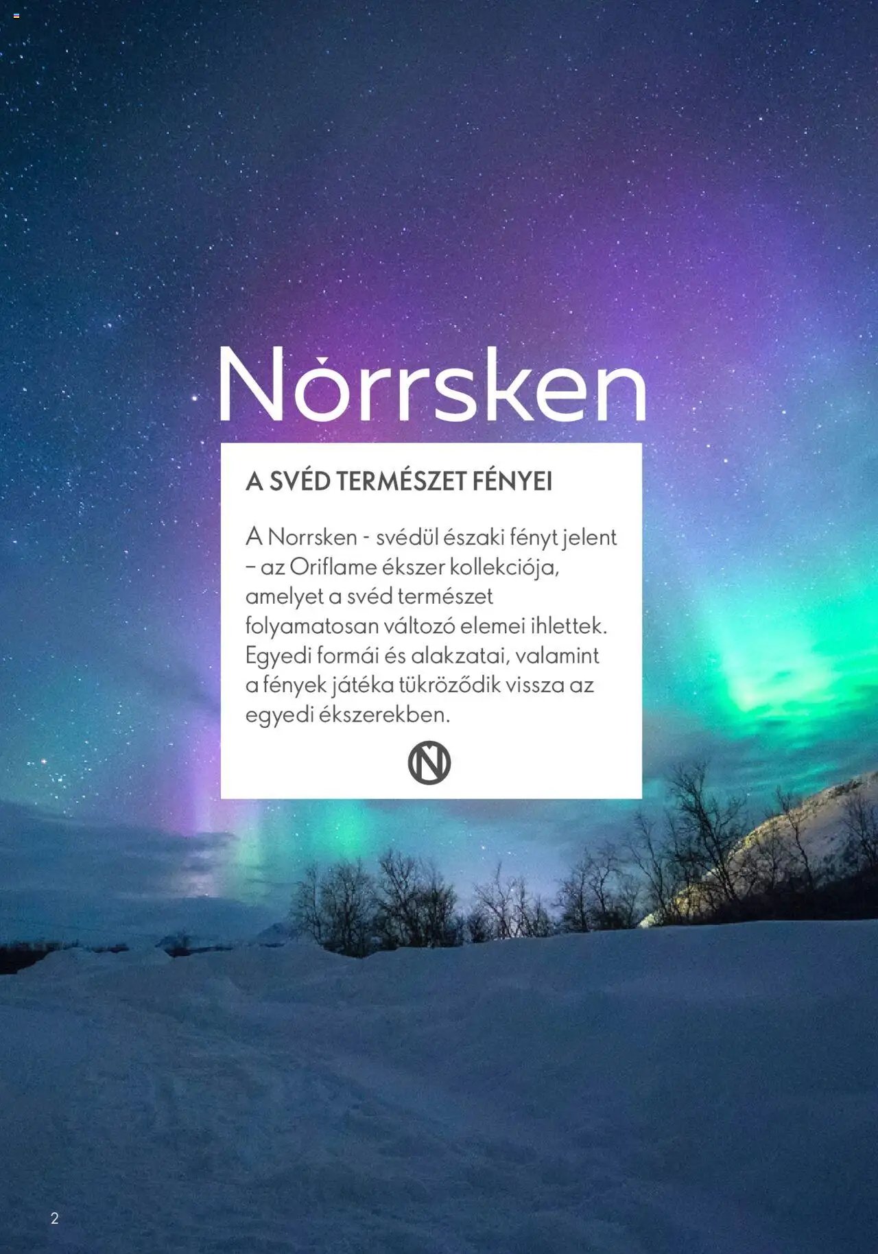 Oriflame újság 2023.10.31. Katalógus Oriflame Norrsken Téli Kollekció (2023-10-31)