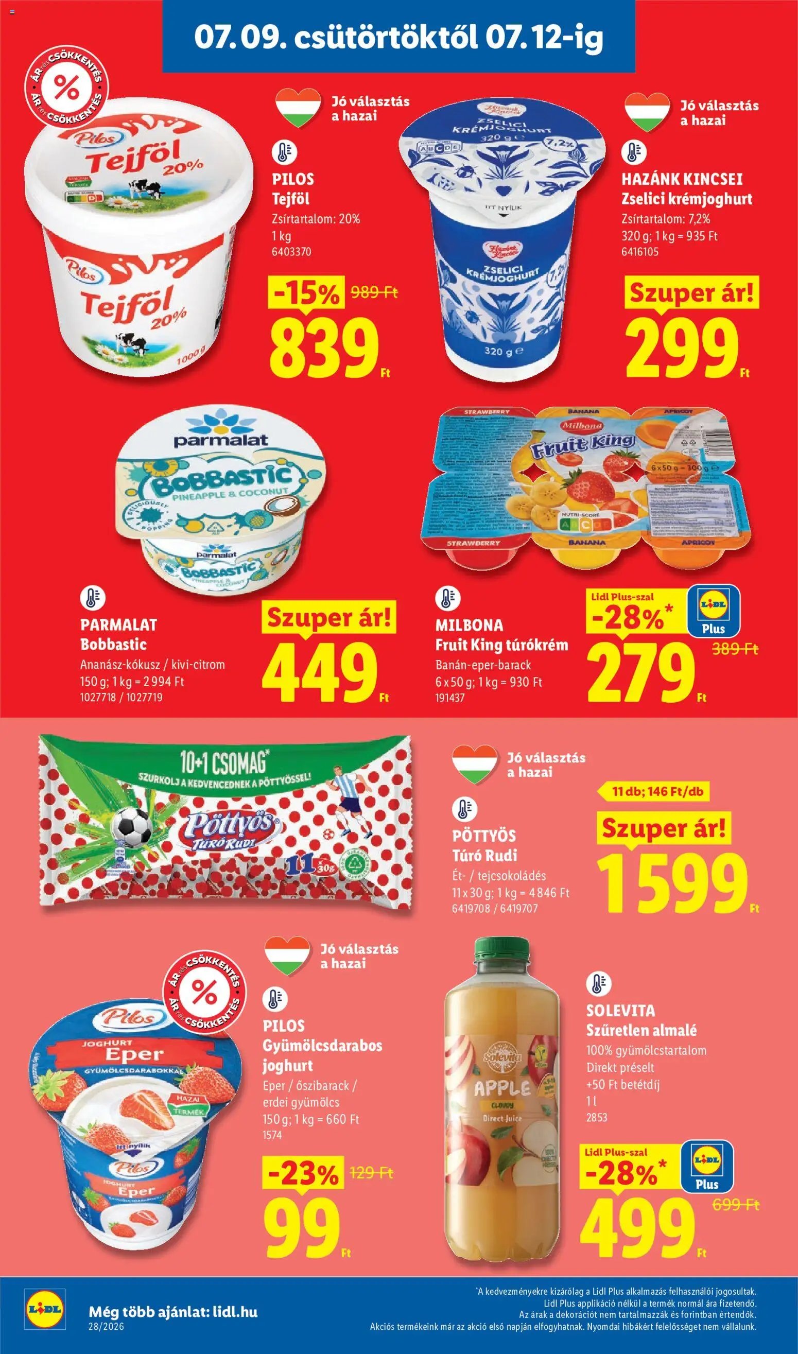 Lidl újság 2026.07.09. Lidl akciós újság