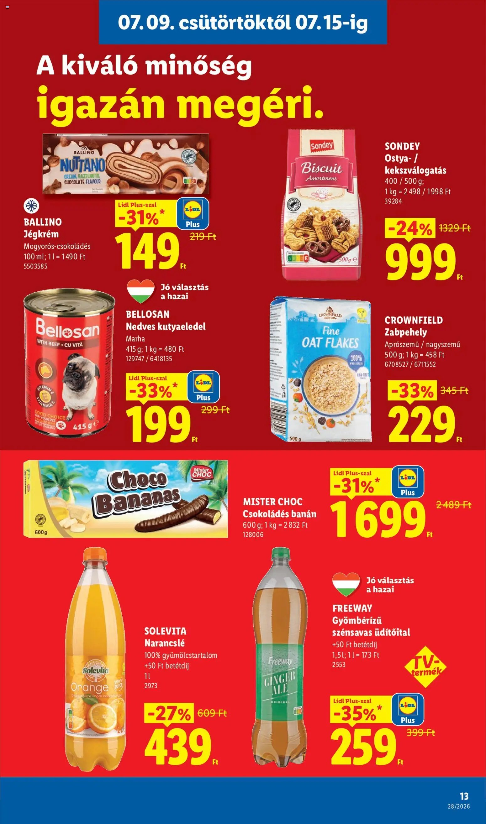 Lidl újság 2026.07.09. Lidl akciós újság