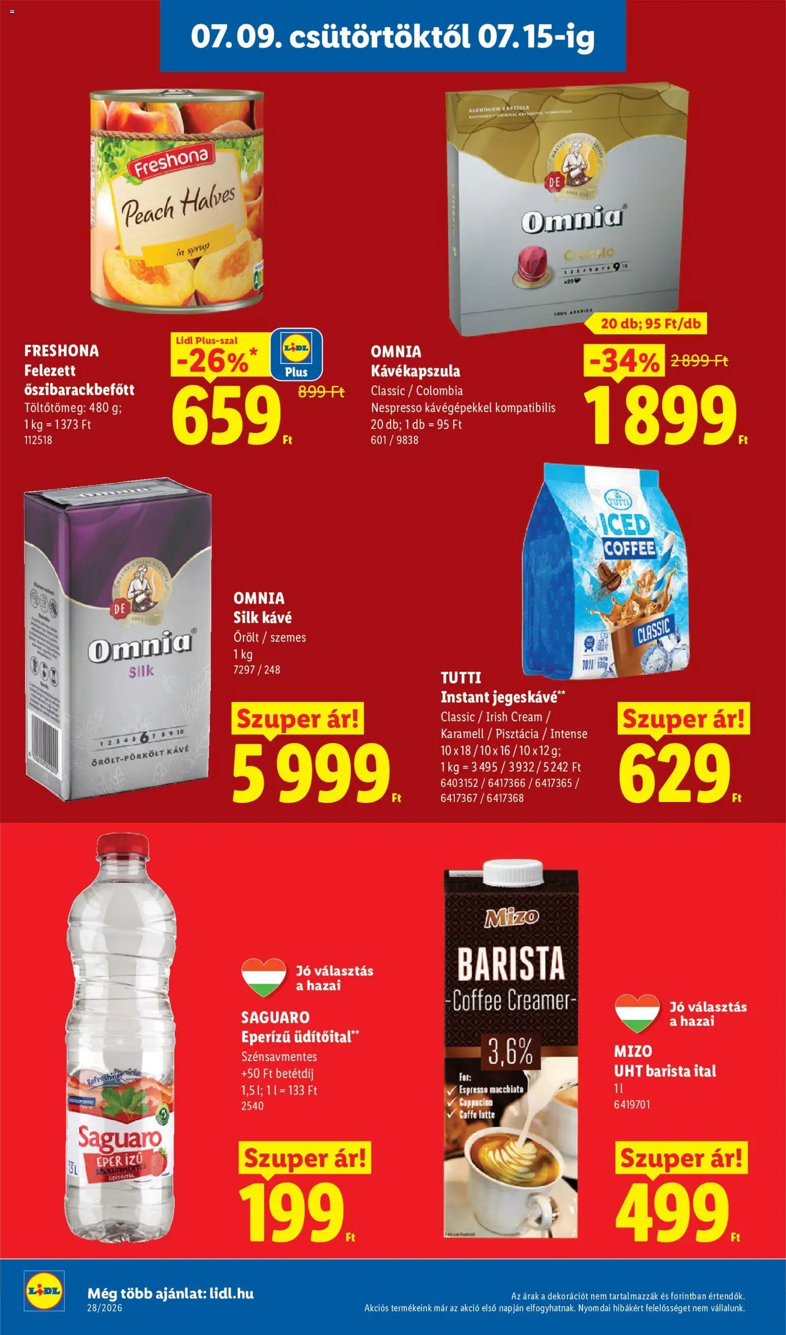 Lidl újság 2026.07.09. Lidl akciós újság