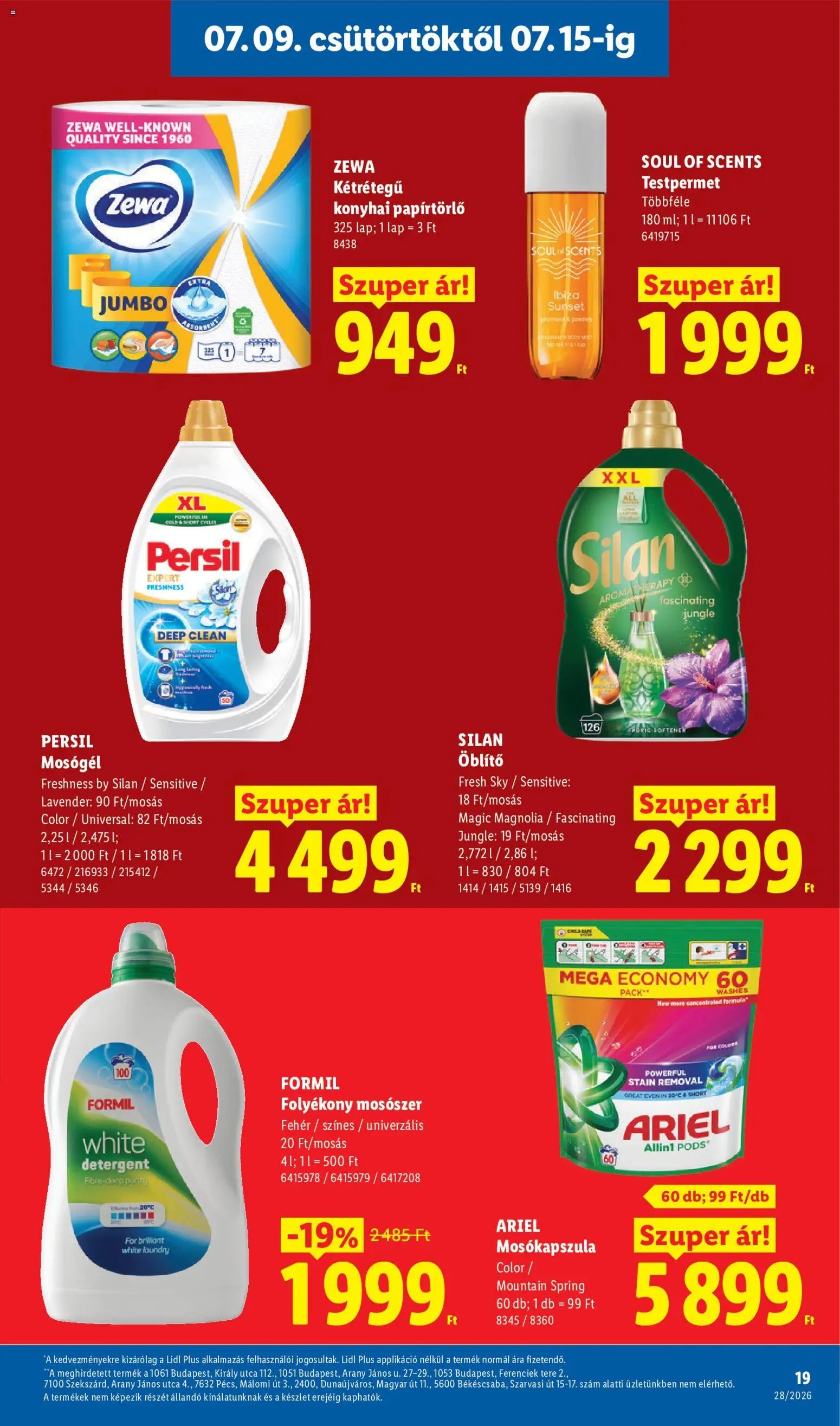 Lidl újság 2026.07.09. Lidl akciós újság