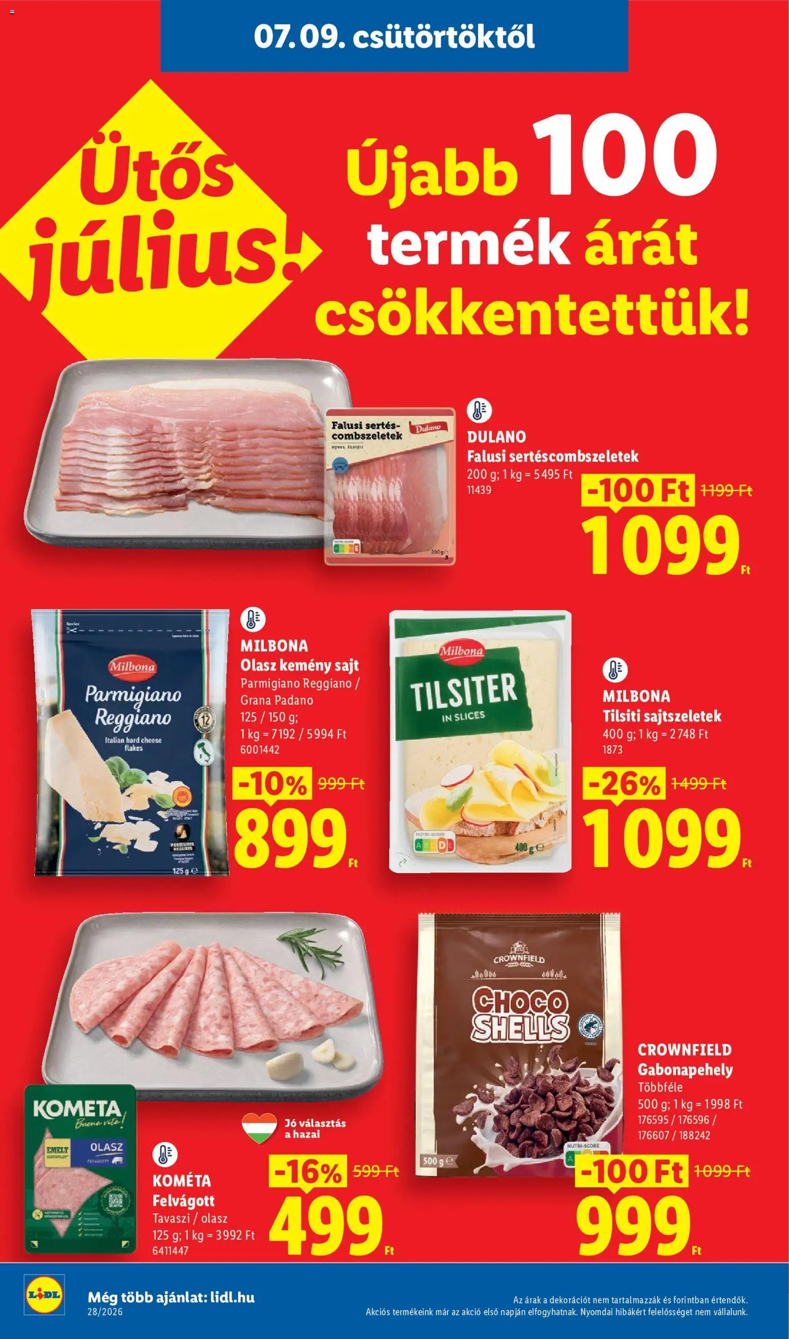 Lidl újság 2026.07.09. Lidl akciós újság