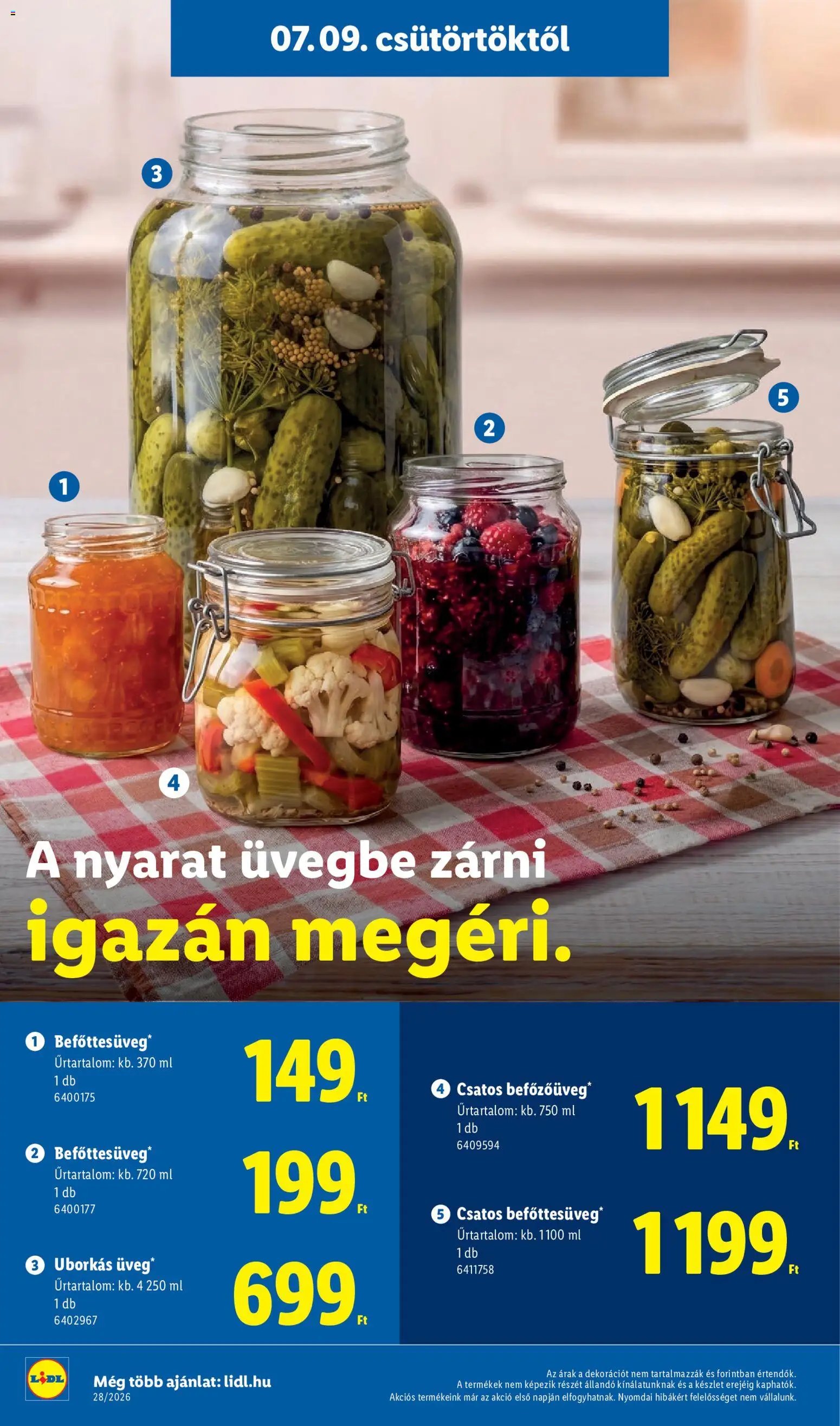 Lidl újság 2026.07.09. Lidl akciós újság
