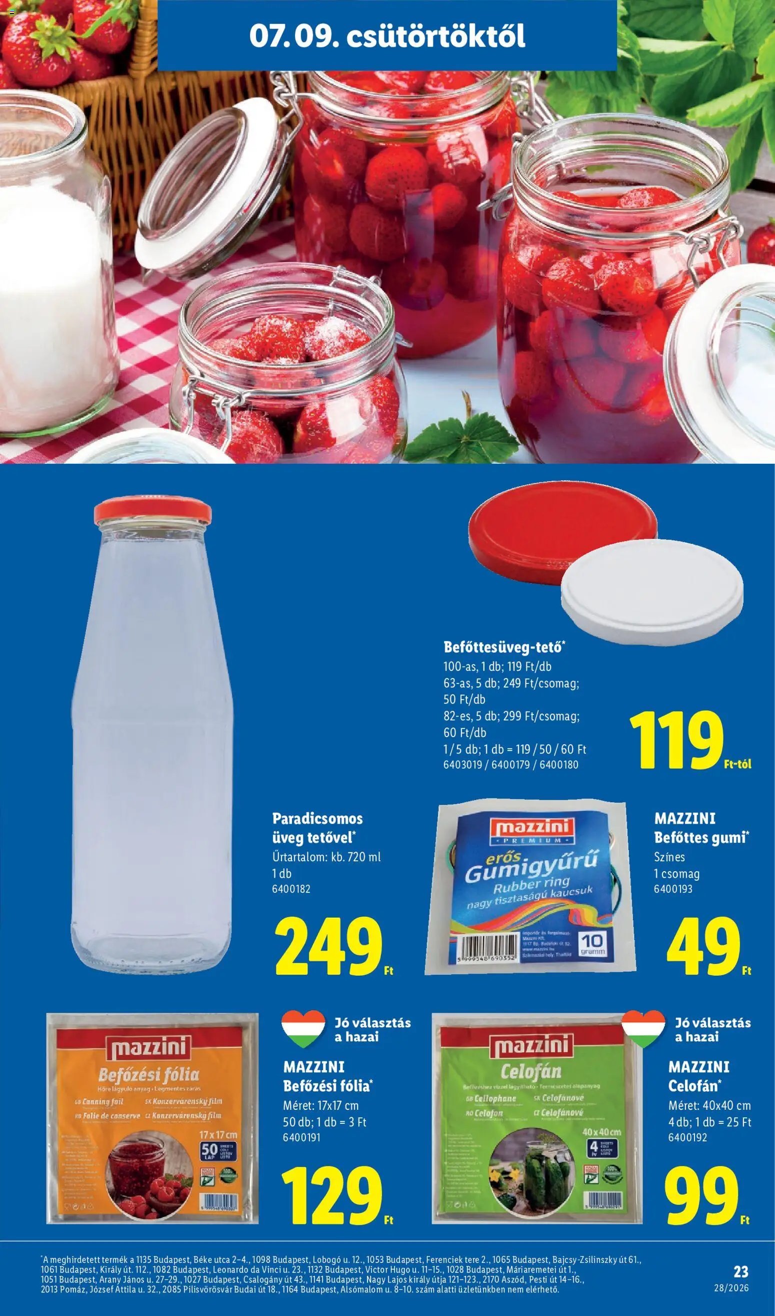 Lidl újság 2026.07.09. Lidl akciós újság