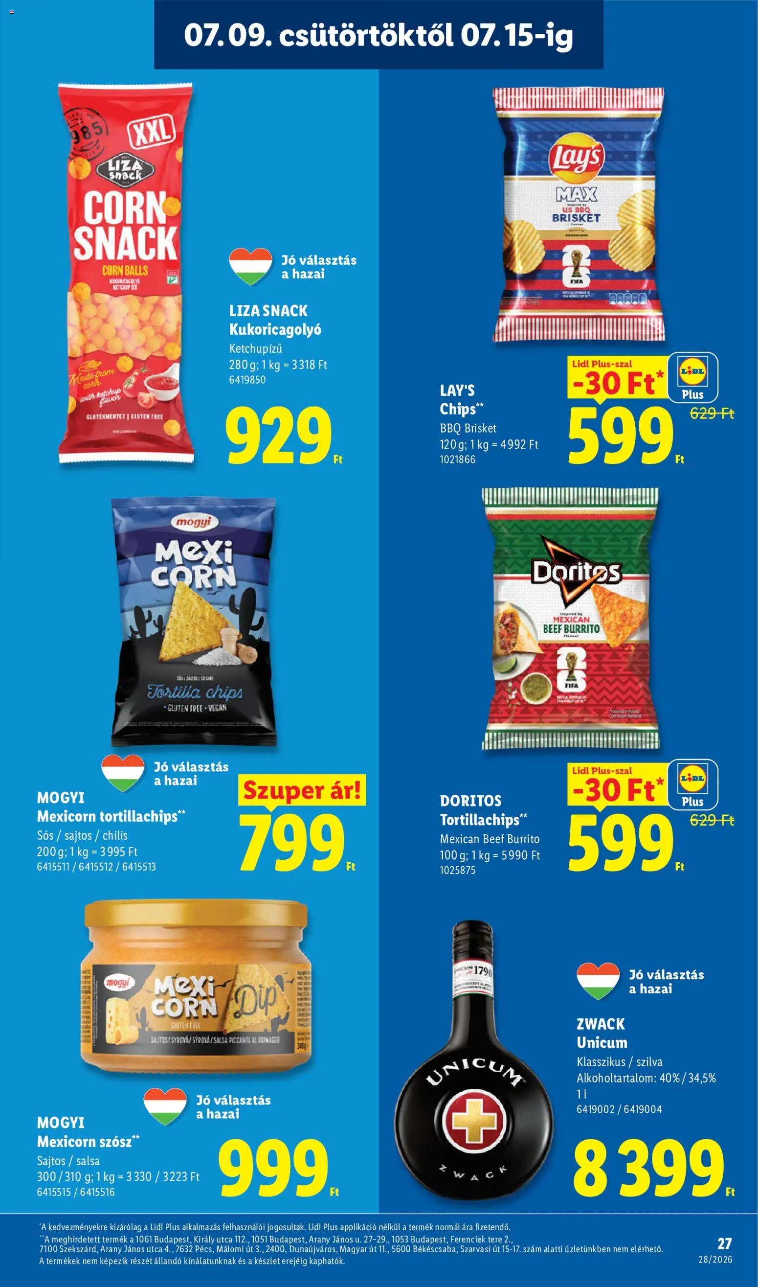 Lidl újság 2026.07.09. Lidl akciós újság