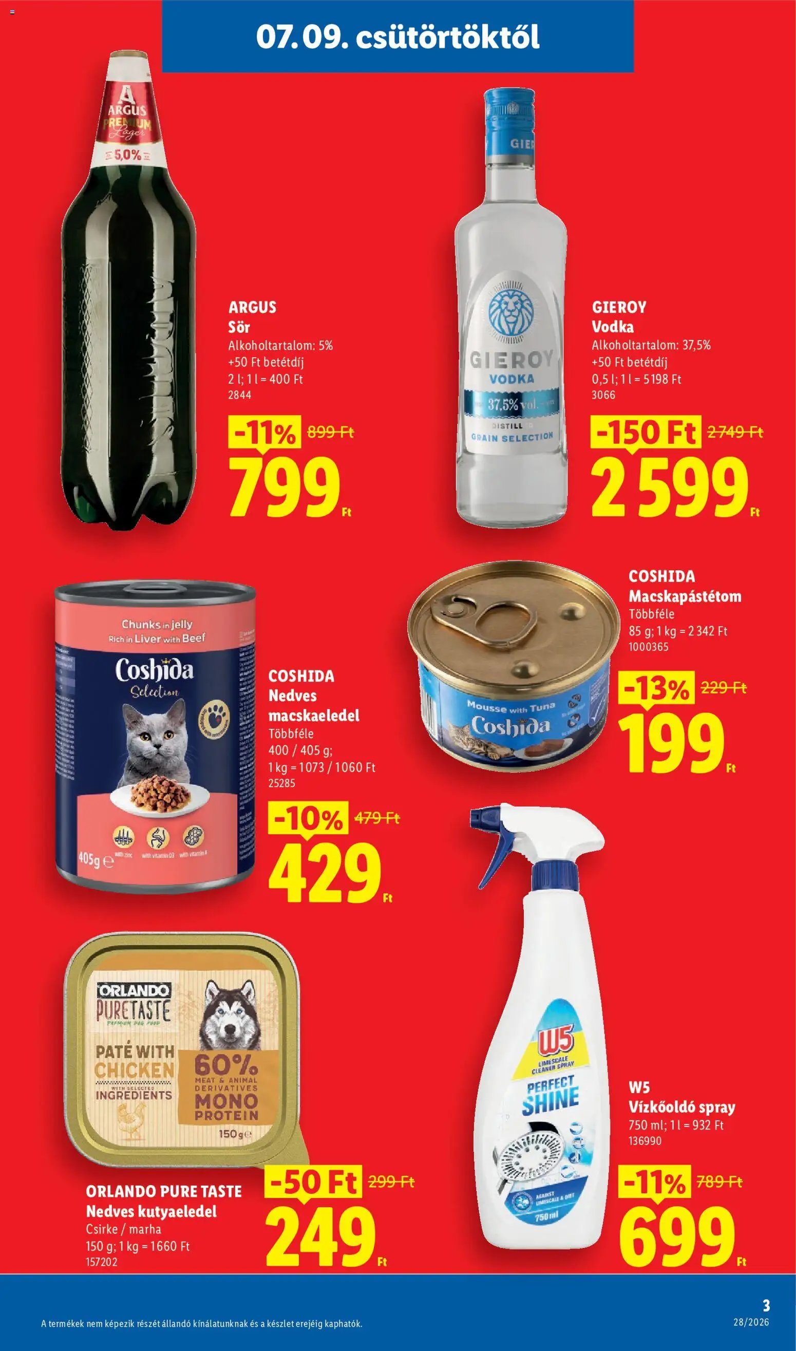 Lidl újság 2026.07.09. Lidl akciós újság