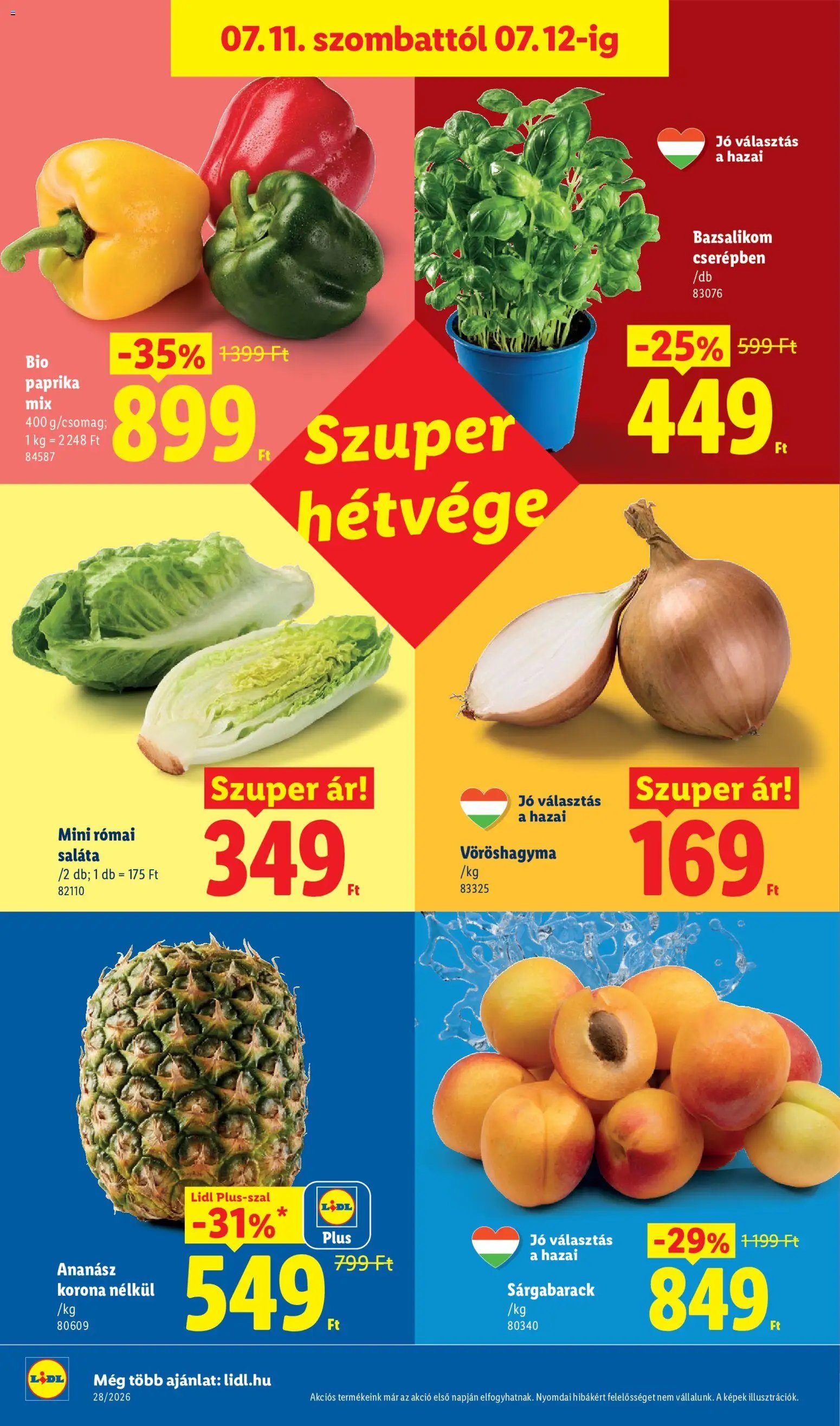 Lidl újság 2026.07.09. Lidl akciós újság
