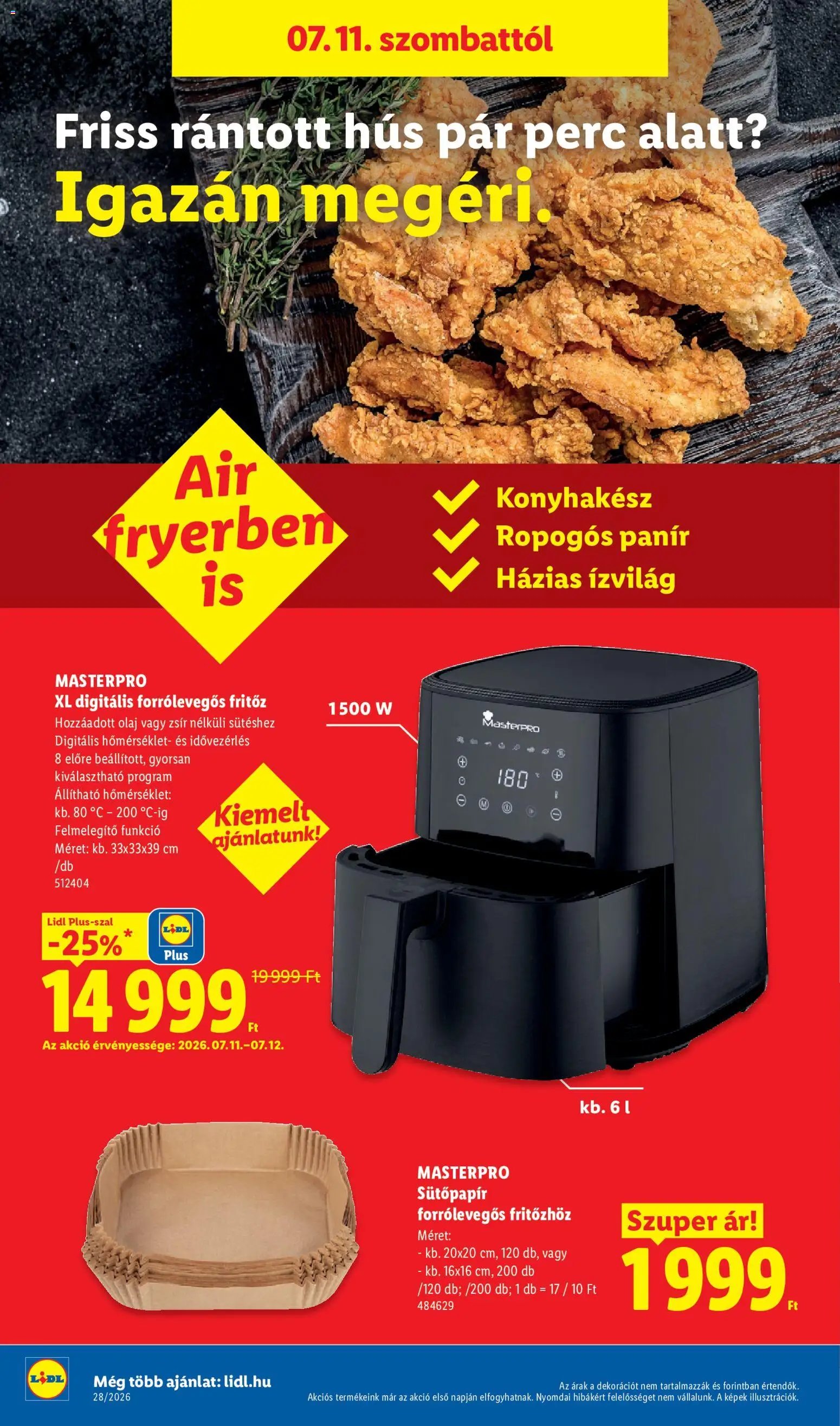 Lidl újság 2026.07.09. Lidl akciós újság