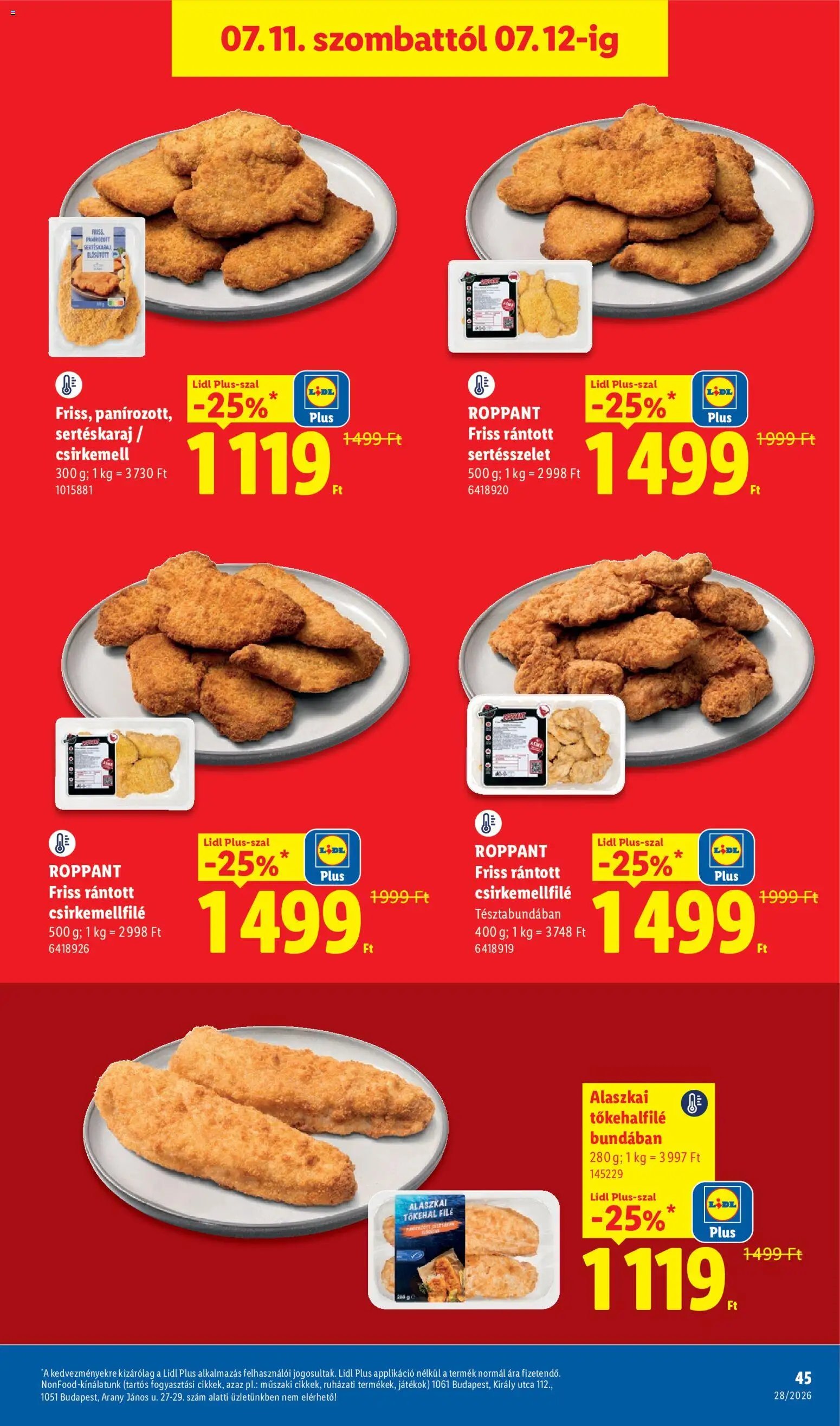 Lidl újság 2026.07.09. Lidl akciós újság