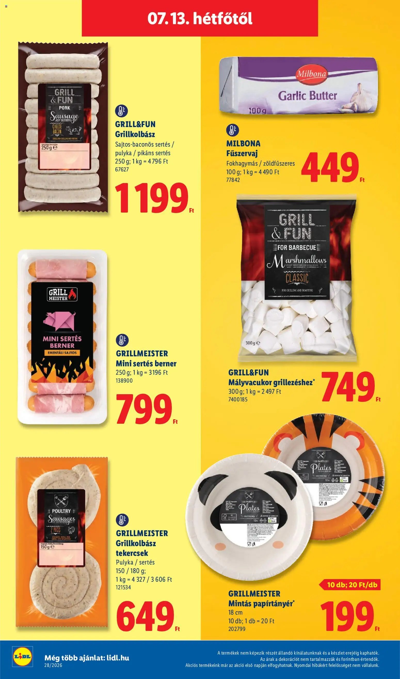Lidl újság 2026.07.09. Lidl akciós újság