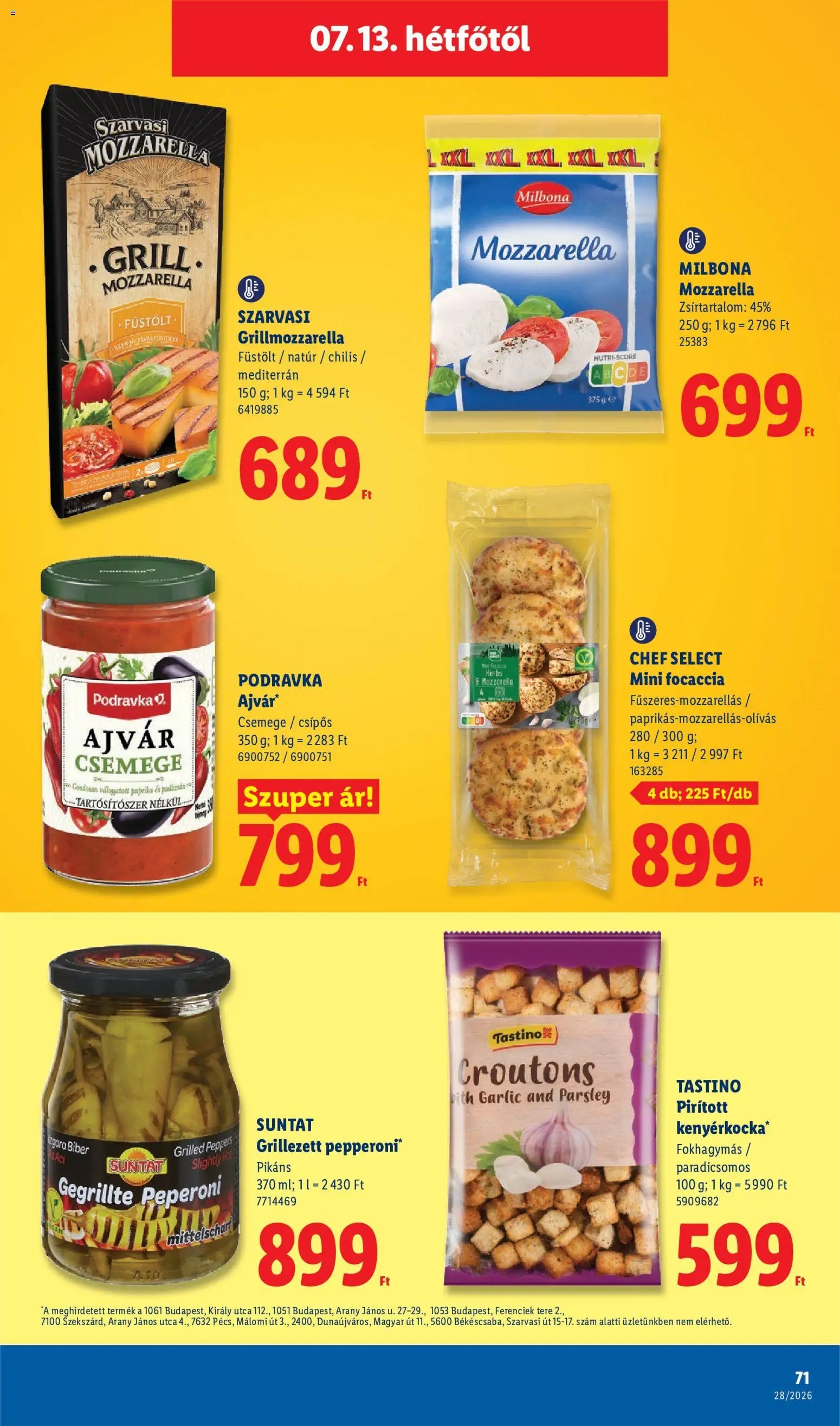 Lidl újság 2026.07.09. Lidl akciós újság
