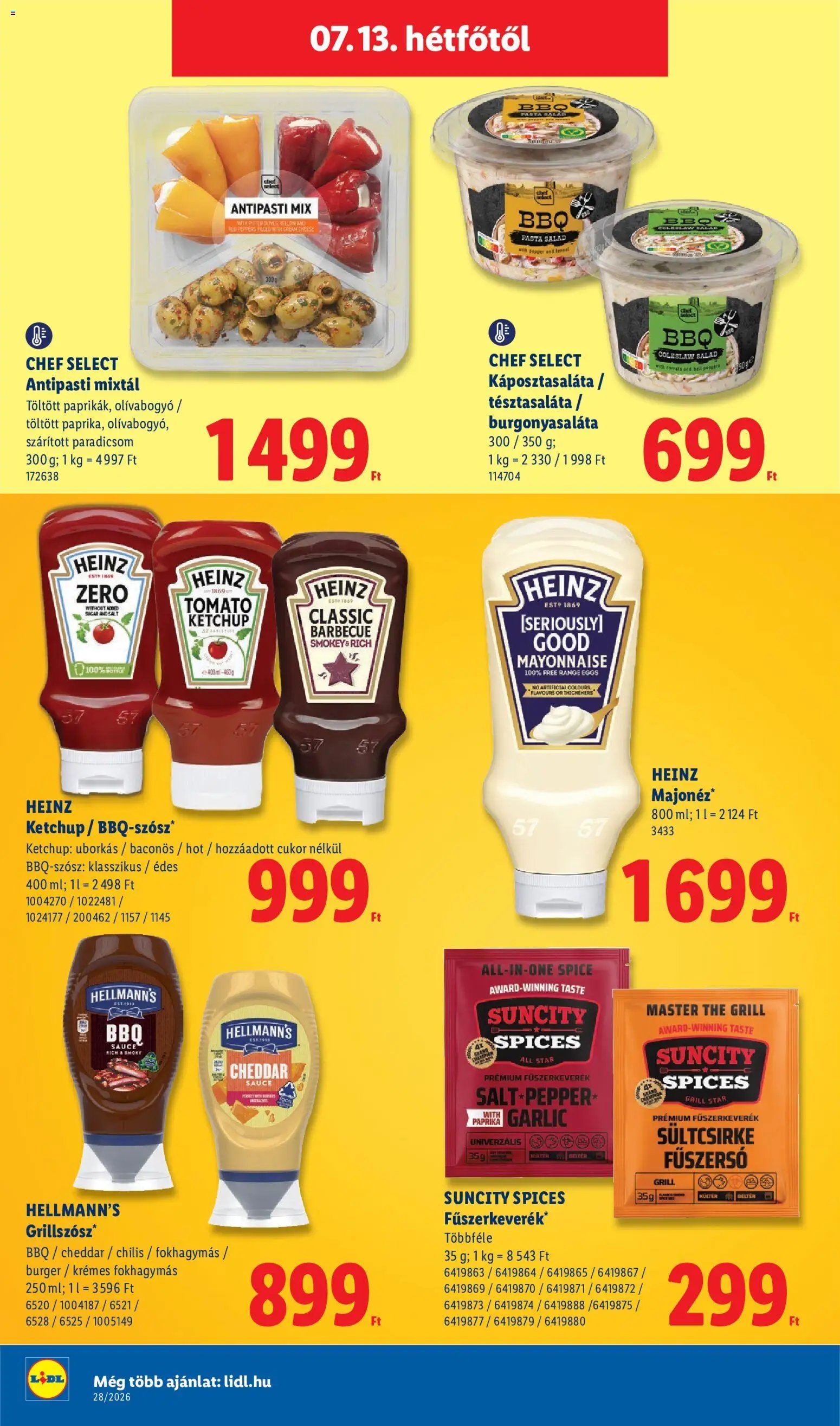 Lidl újság 2026.07.09. Lidl akciós újság