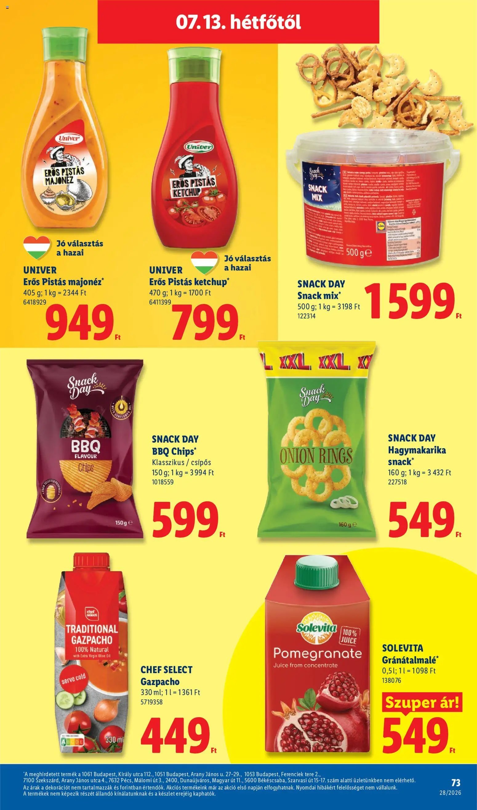 Lidl újság 2026.07.09. Lidl akciós újság