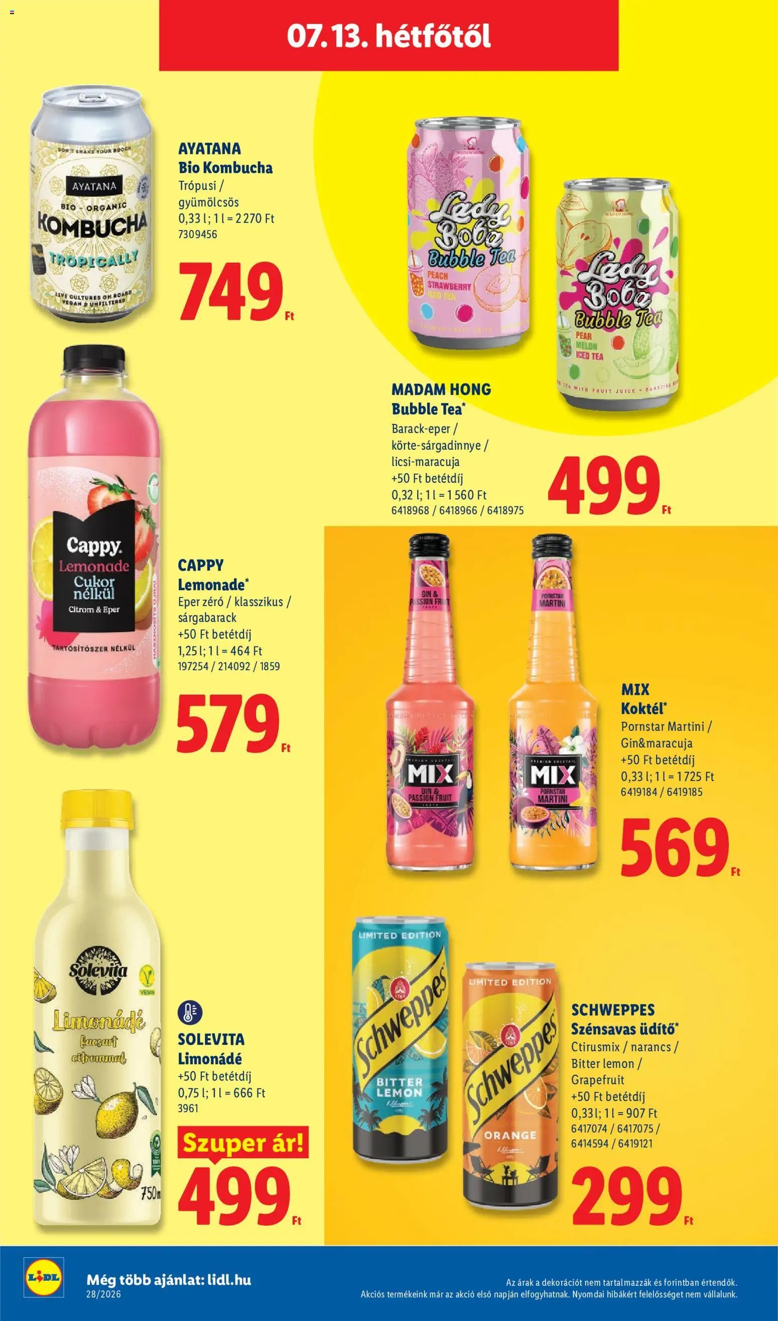 Lidl újság 2026.07.09. Lidl akciós újság