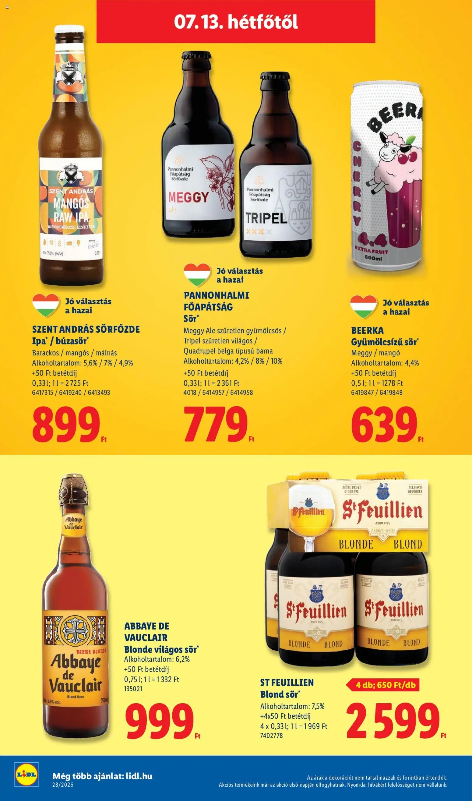 Lidl újság 2026.07.09. Lidl akciós újság
