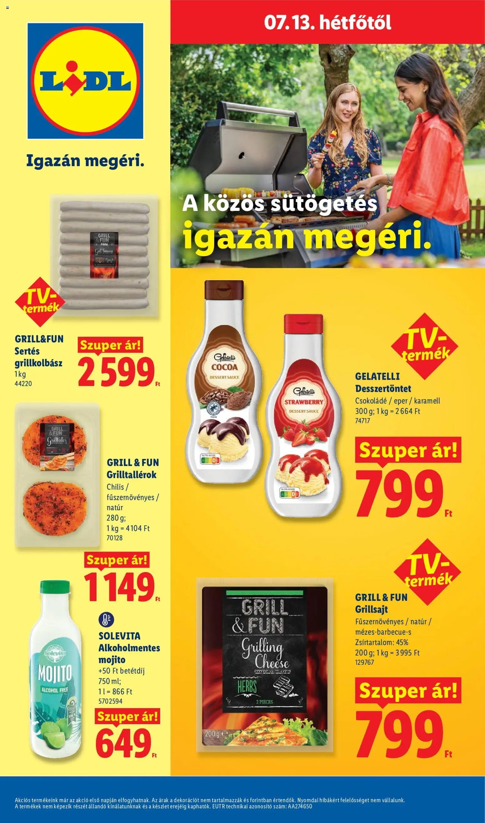 Lidl újság 2026.07.09. Lidl akciós újság
