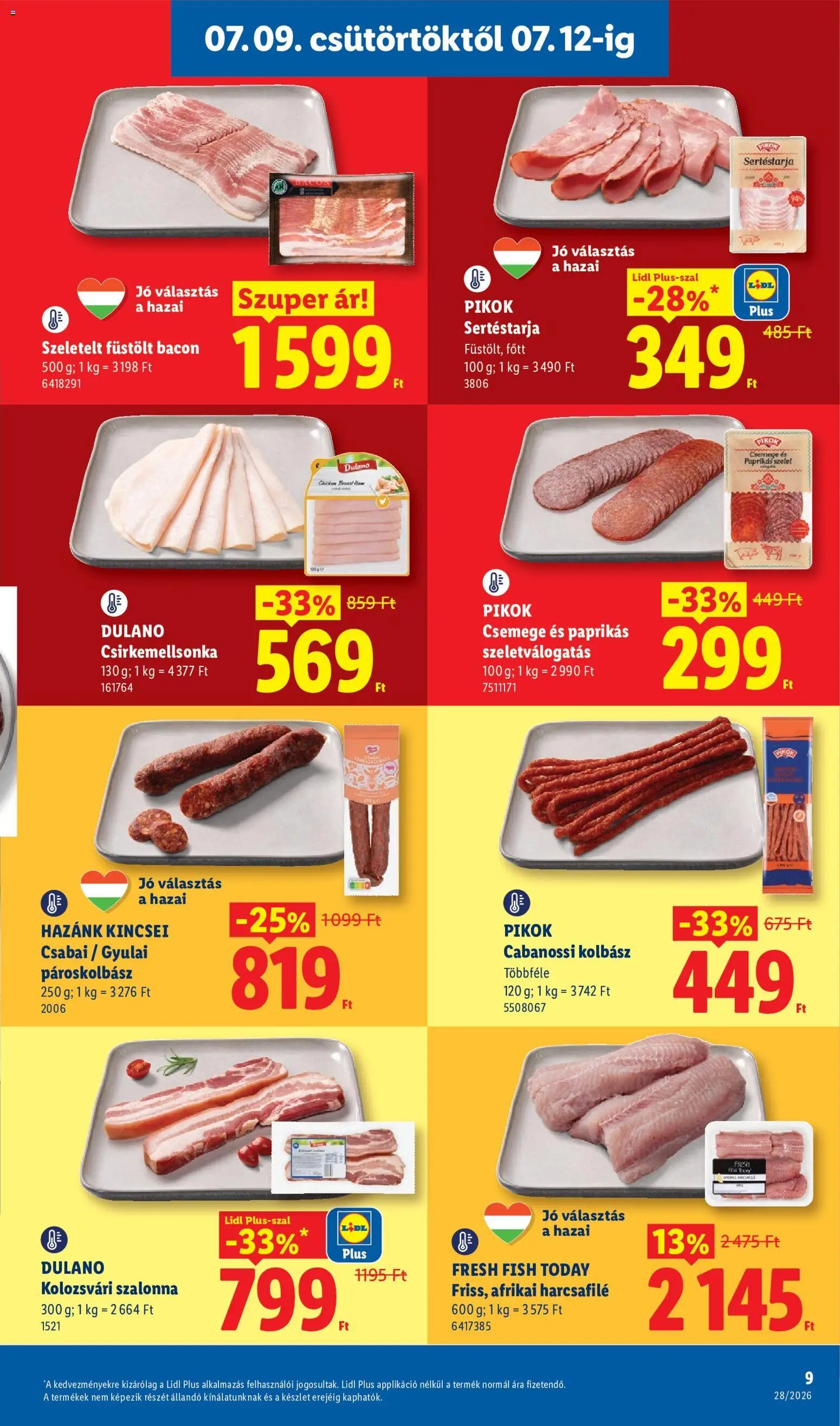 Lidl újság 2026.07.09. Lidl akciós újság