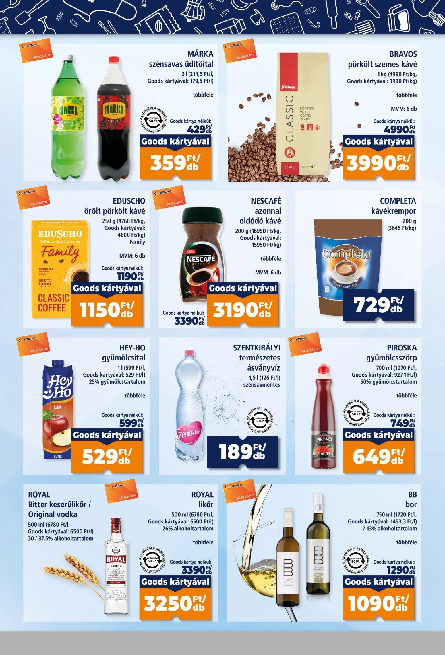 Goods Market Hűségkártyás ajánlataink 2026.10.08. - lapozható formában szórólap ✳️