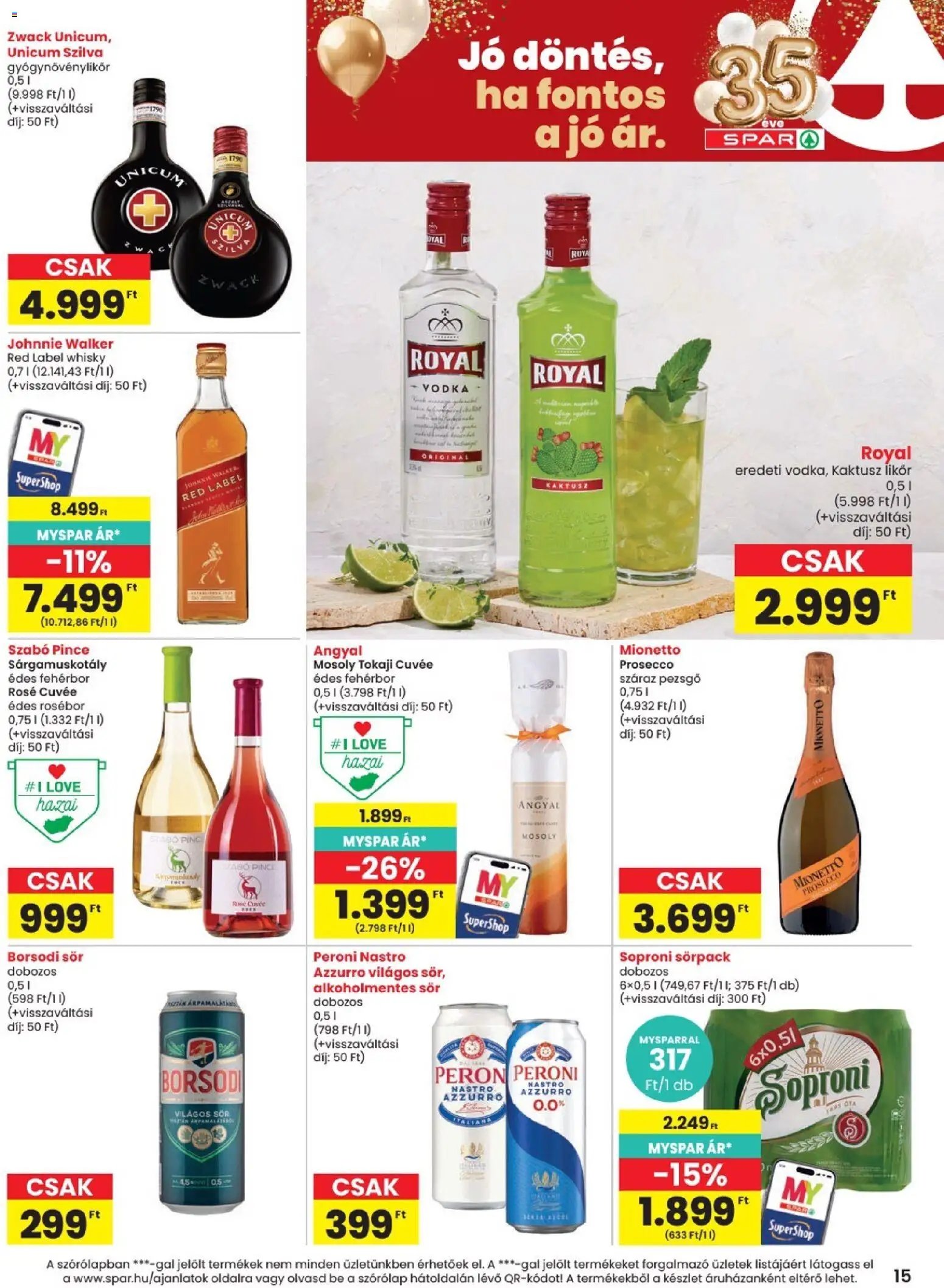 Spar újság 2026.08.27. Spar Szombathely üzletnyitás