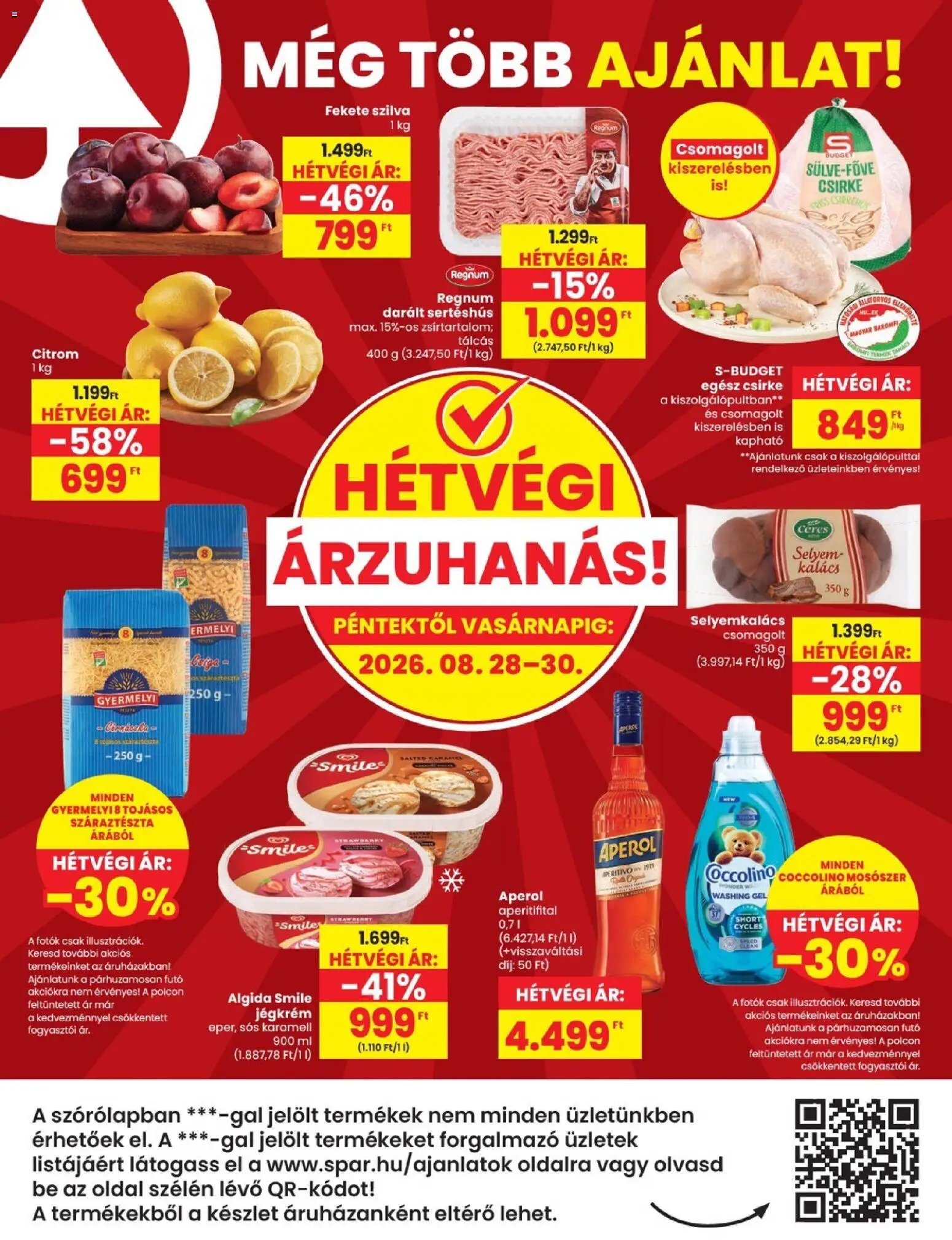 Spar újság 2026.08.27. Spar Szombathely üzletnyitás