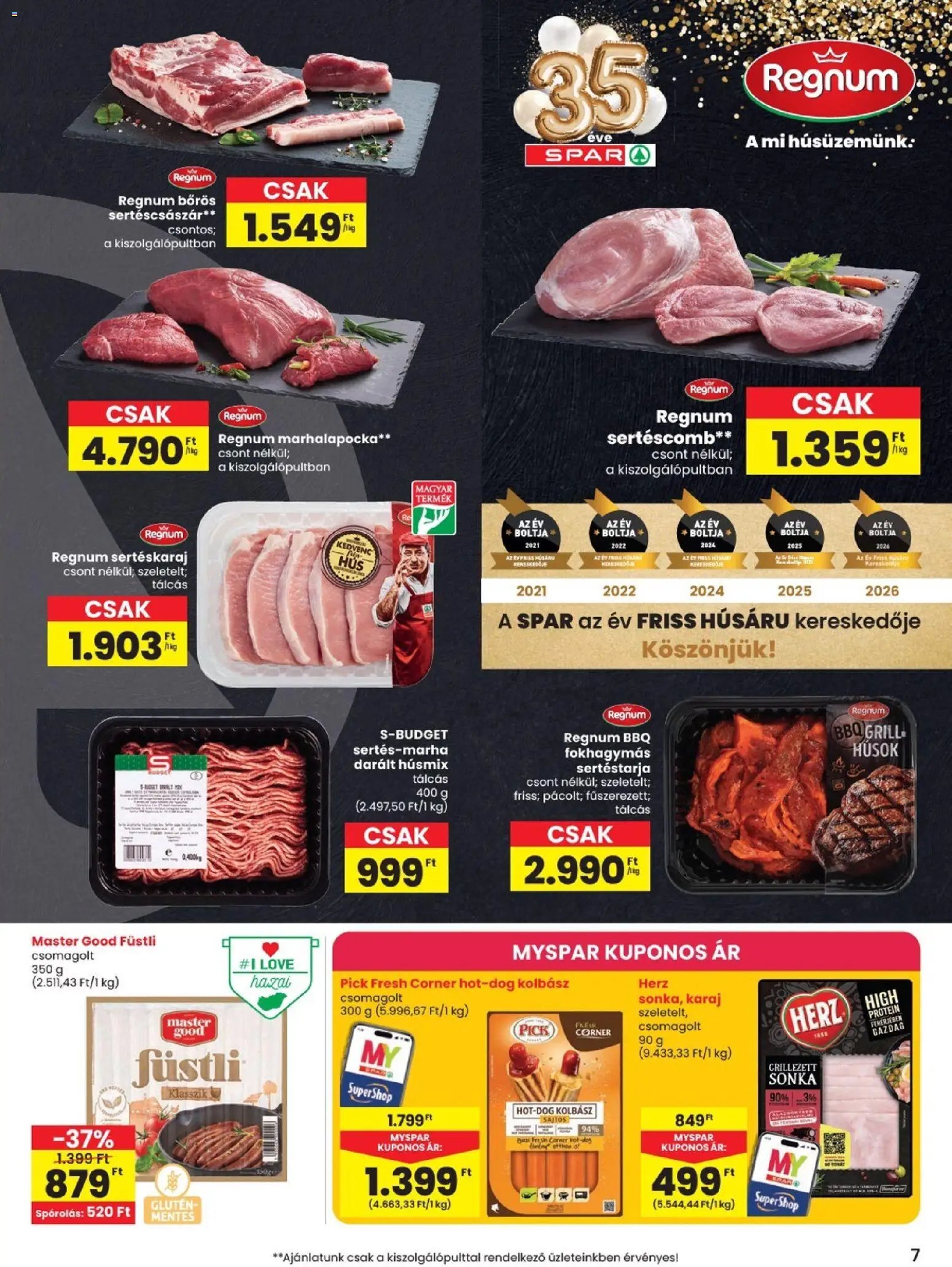Spar újság 2026.08.27. Spar Szombathely üzletnyitás