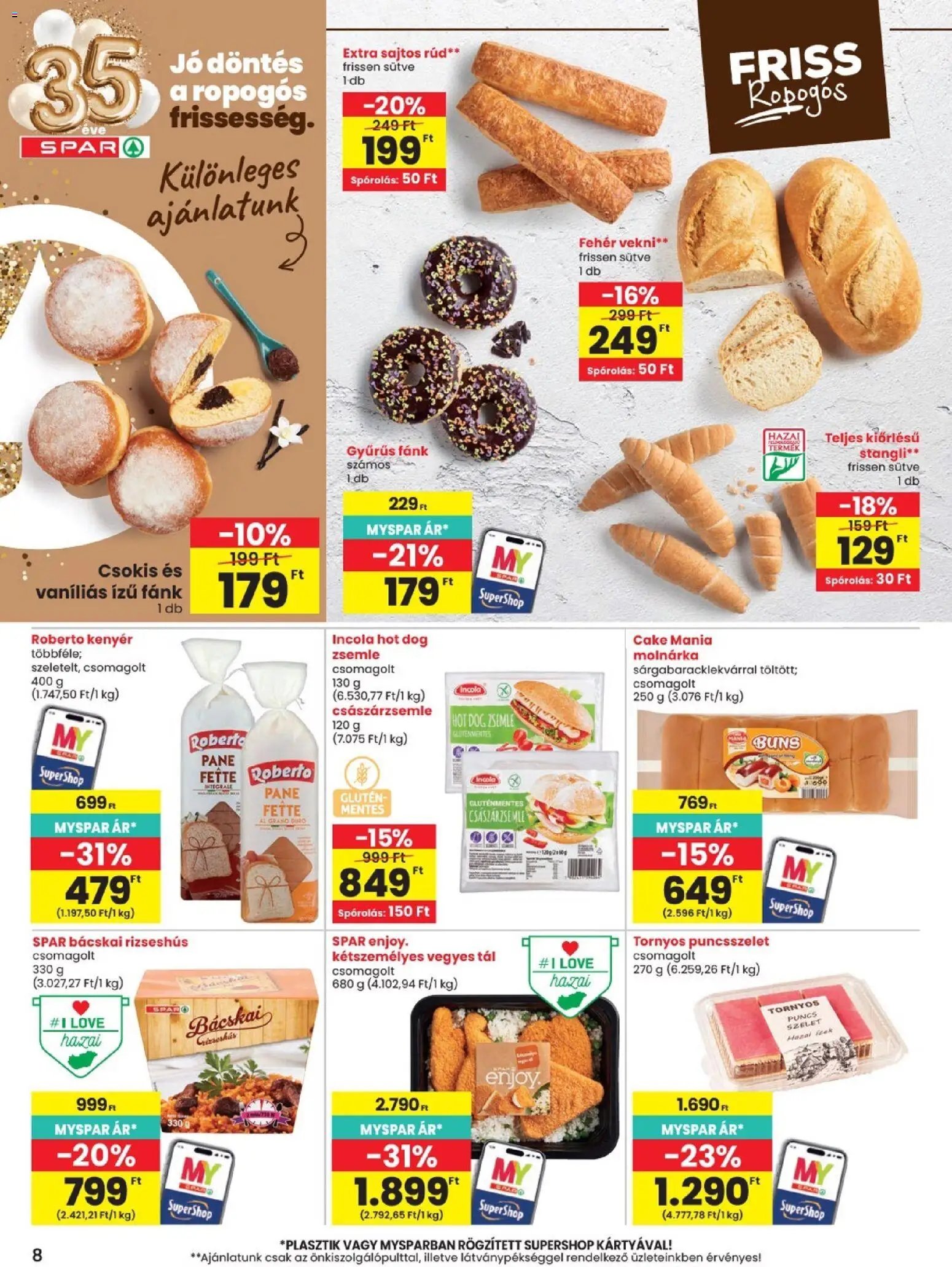 Spar újság 2026.08.27. Spar Szombathely üzletnyitás