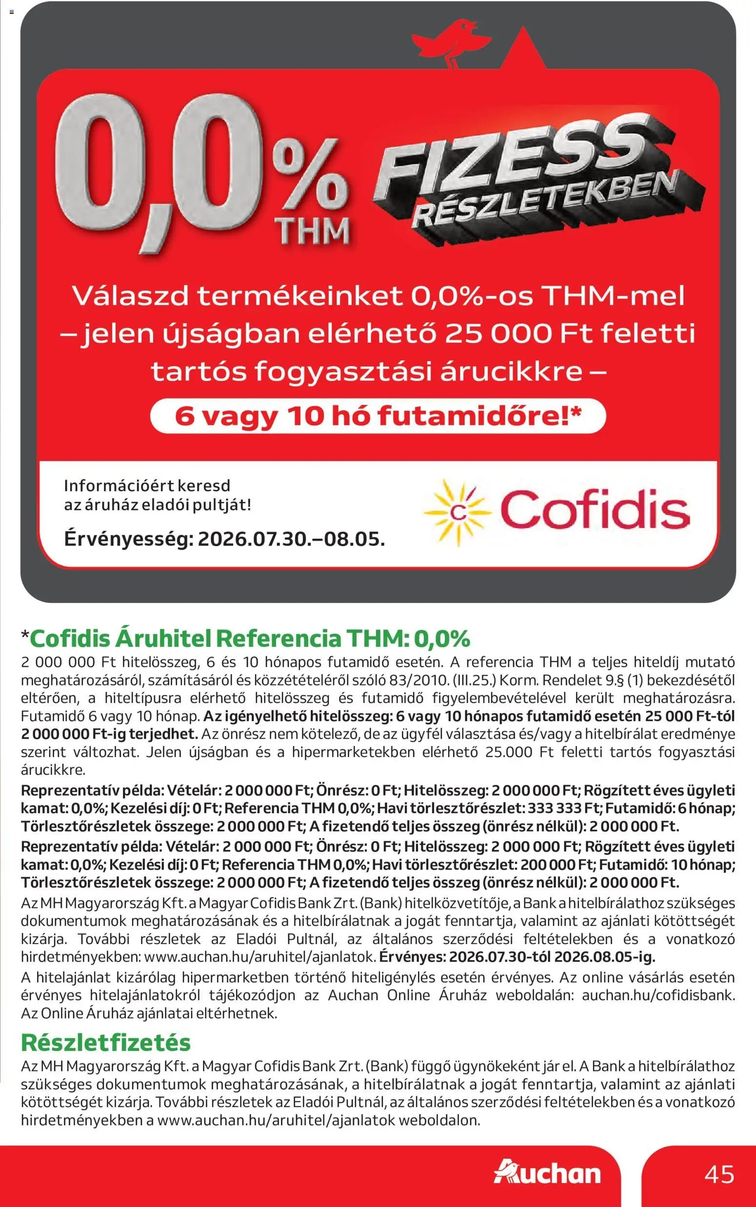 Auchan újság 2026.07.30. Auchan akciós újság