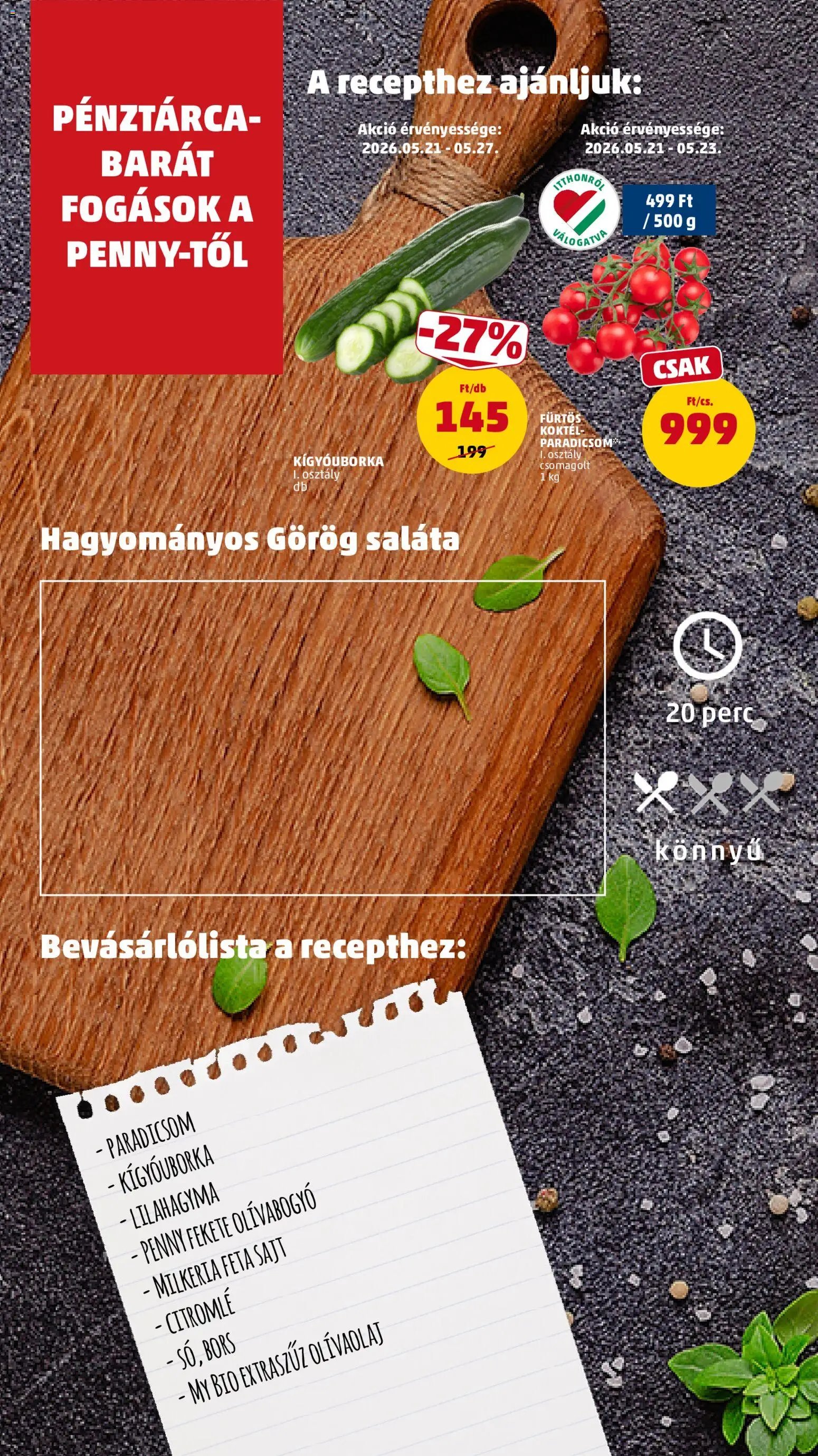 PENNY újság 2026.05.21. PENNY akciós újság (2026-05-21 - 2026-05-27)