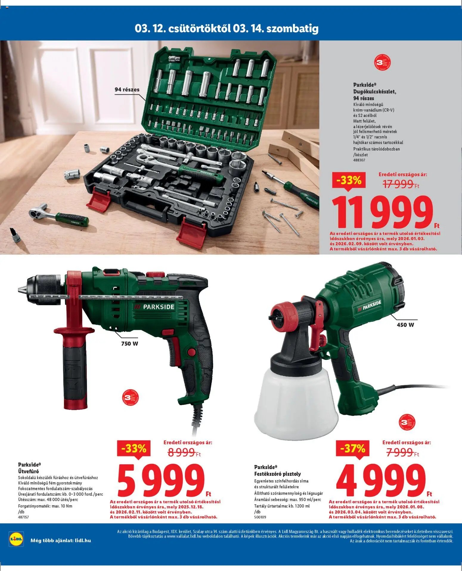 Lidl újság 2026.03.12. Lidl Budapest (2026-03-12 - 2026-03-14)