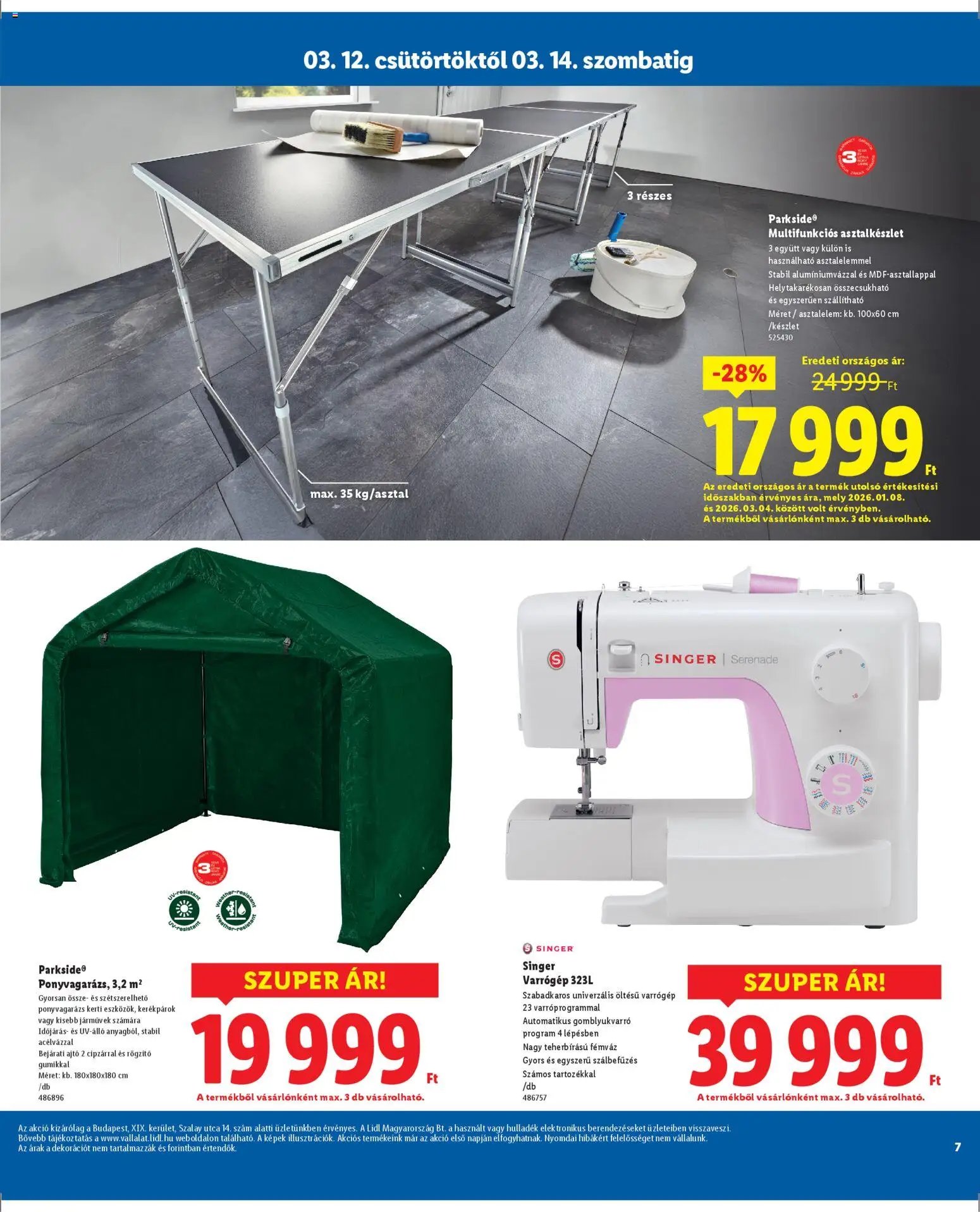 Lidl újság 2026.03.12. Lidl Budapest (2026-03-12 - 2026-03-14)