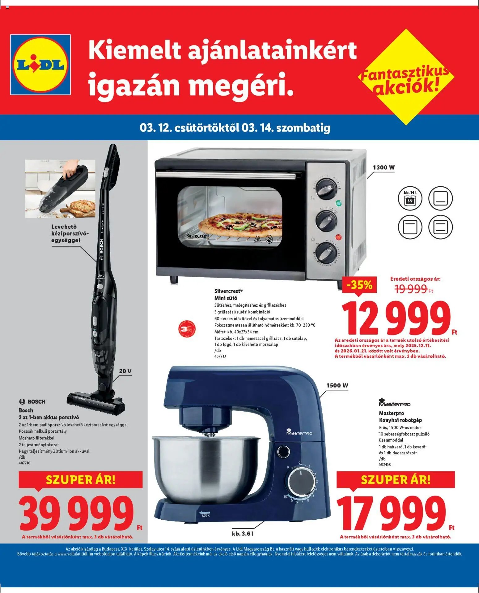 Lidl újság 2026.03.12. Lidl Budapest (2026-03-12 - 2026-03-14)