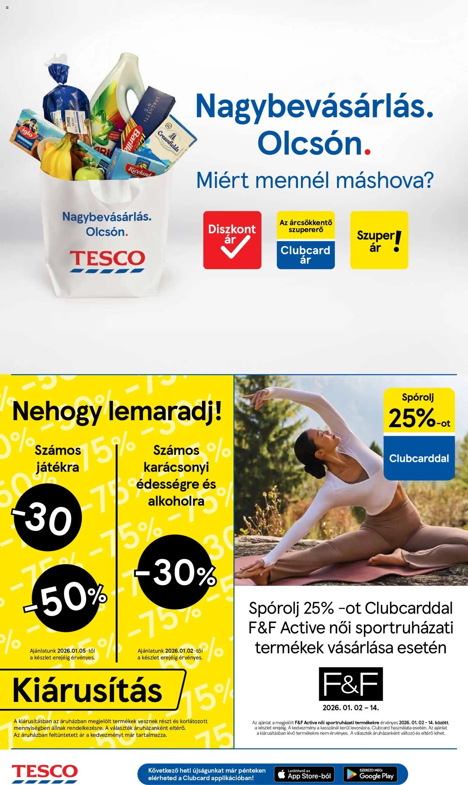 Tesco újság 2026.01.08. Akciós újság Tesco (2026-01-08 - 2026-01-14)
