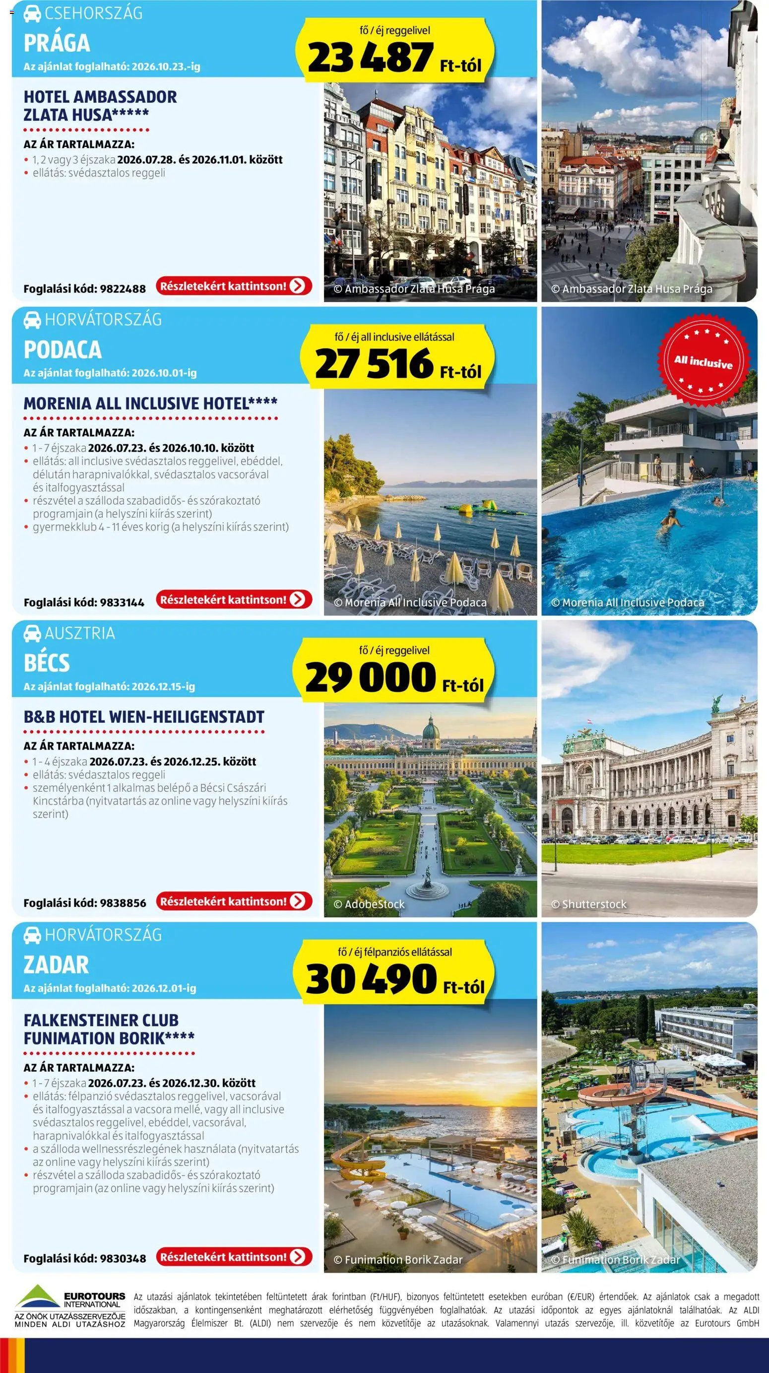 Aldi újság 2026.07.23. Aldi Utazás katalógus