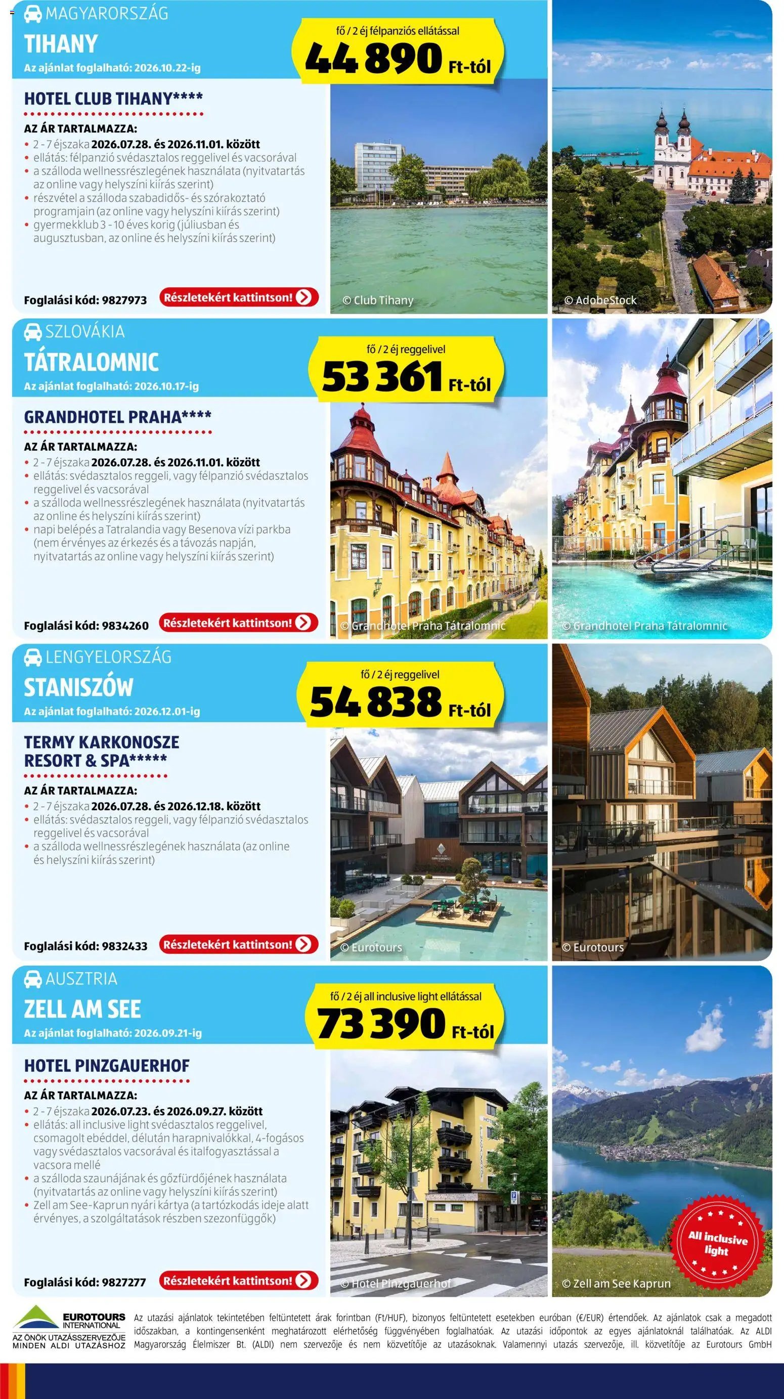 Aldi újság 2026.07.23. Aldi Utazás katalógus