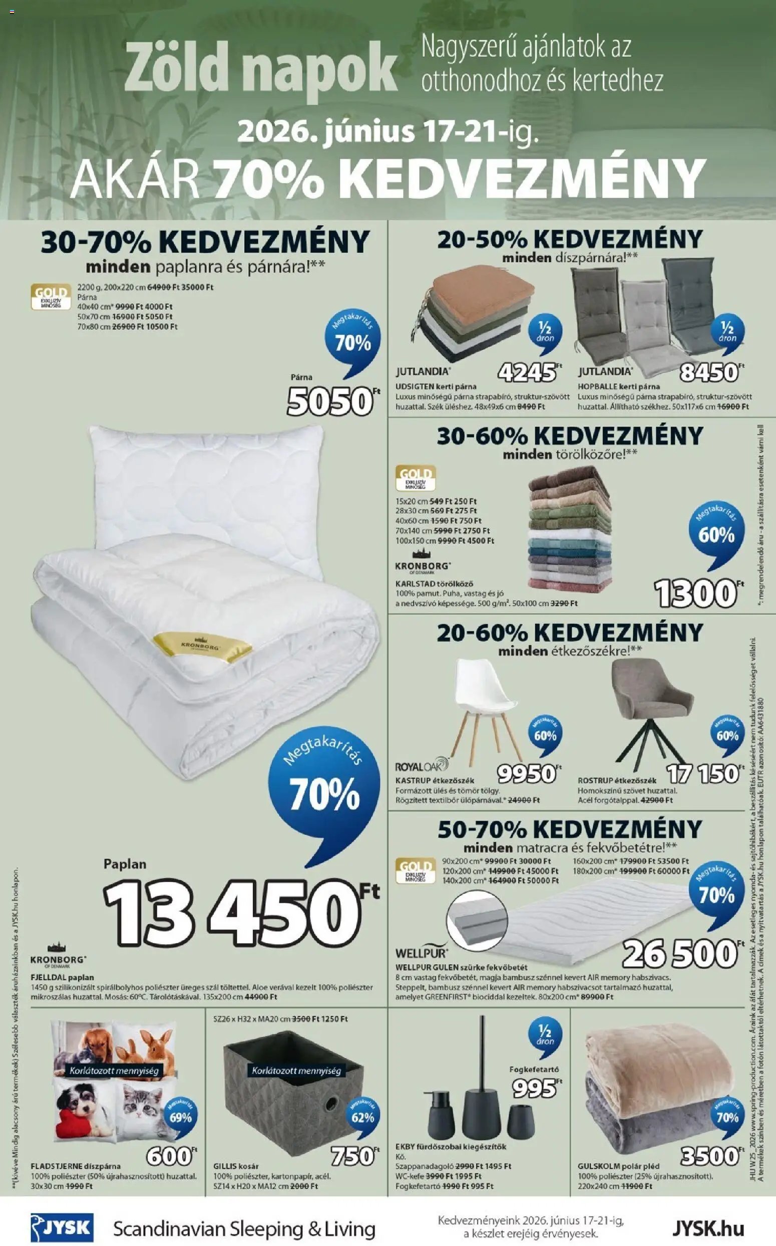 JYSK újság 2026.06.17. JYSK akciós újság