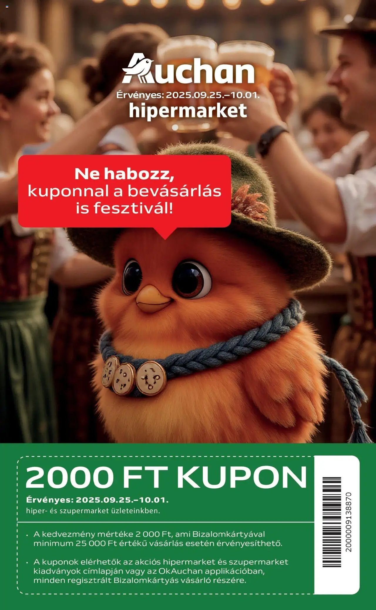 Auchan újság 2025.09.25. Kecskemét Akciós újság Auchan (2025-09-25 - 2025-10-01)